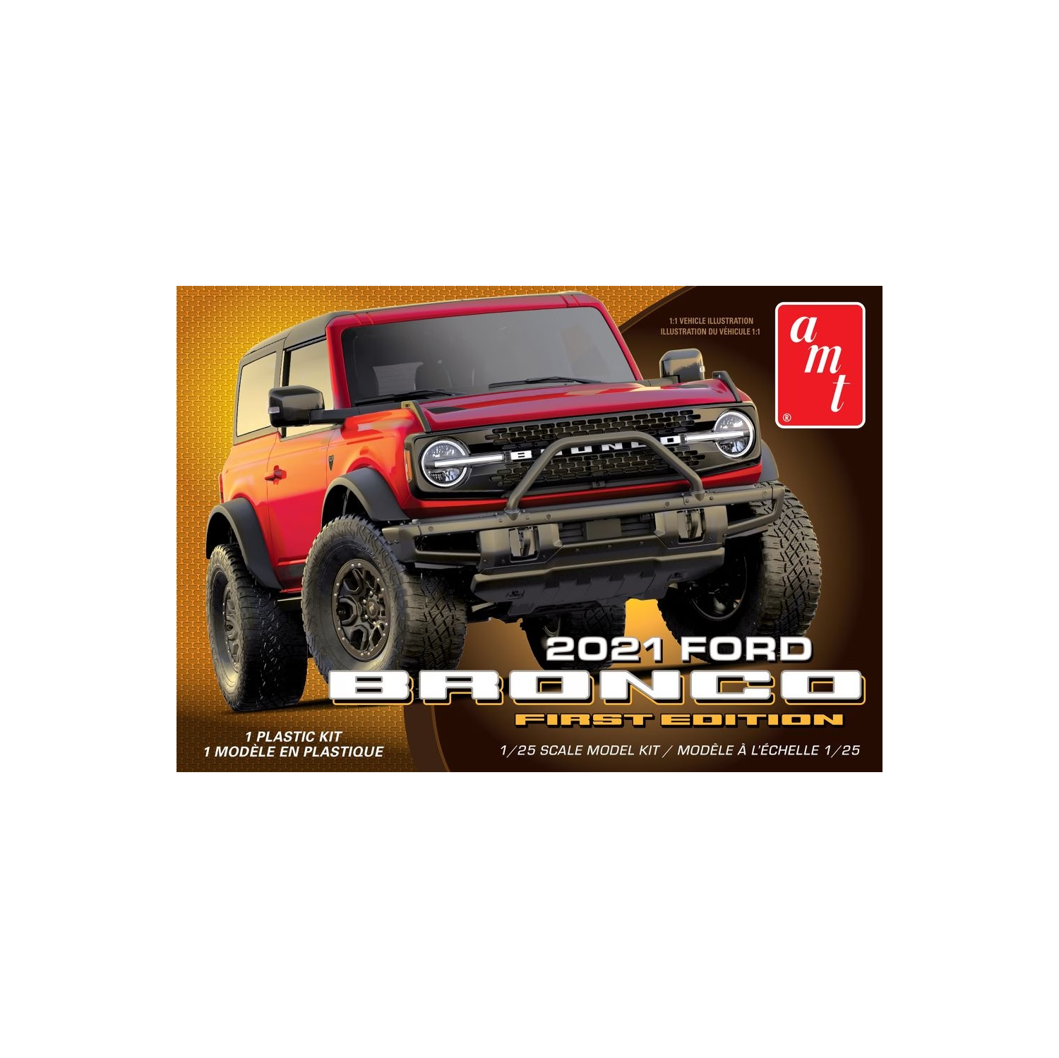Aluminum Model Toys (AMT) 2021 Ford Bronco First Edition (AMT1343) 1:25 Scale Car Plastic Model Kit