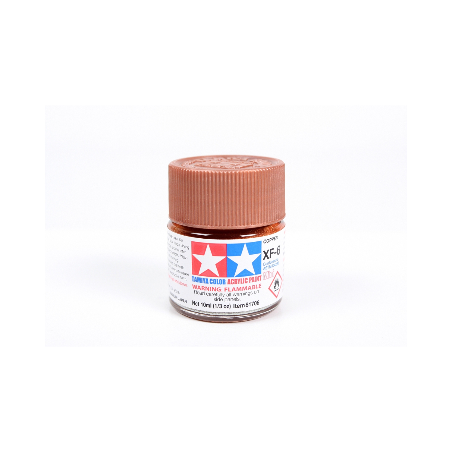 TAMIYA Tamiya Color Acrylic Paint Mini XF-6 Copper Plastic Model Kit Paint