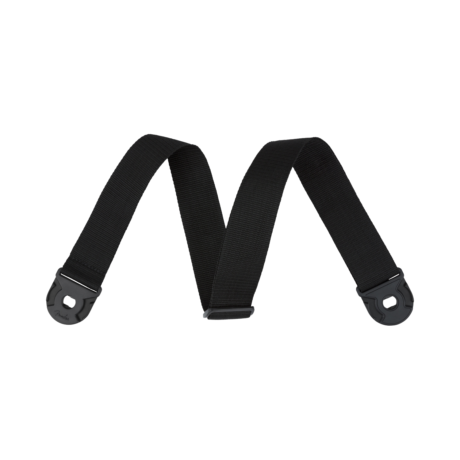 Fender QuickGrip Locking End Super Soft Guitar Strap - Black Polypro