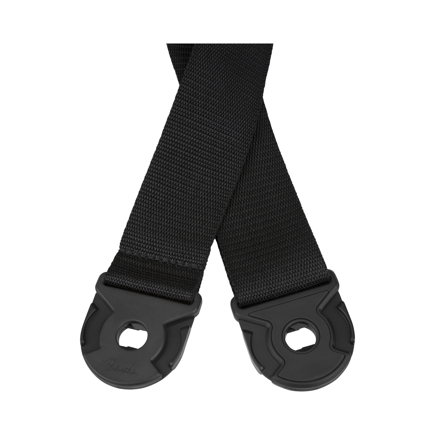 Fender QuickGrip Locking End Super Soft Guitar Strap - Black Polypro