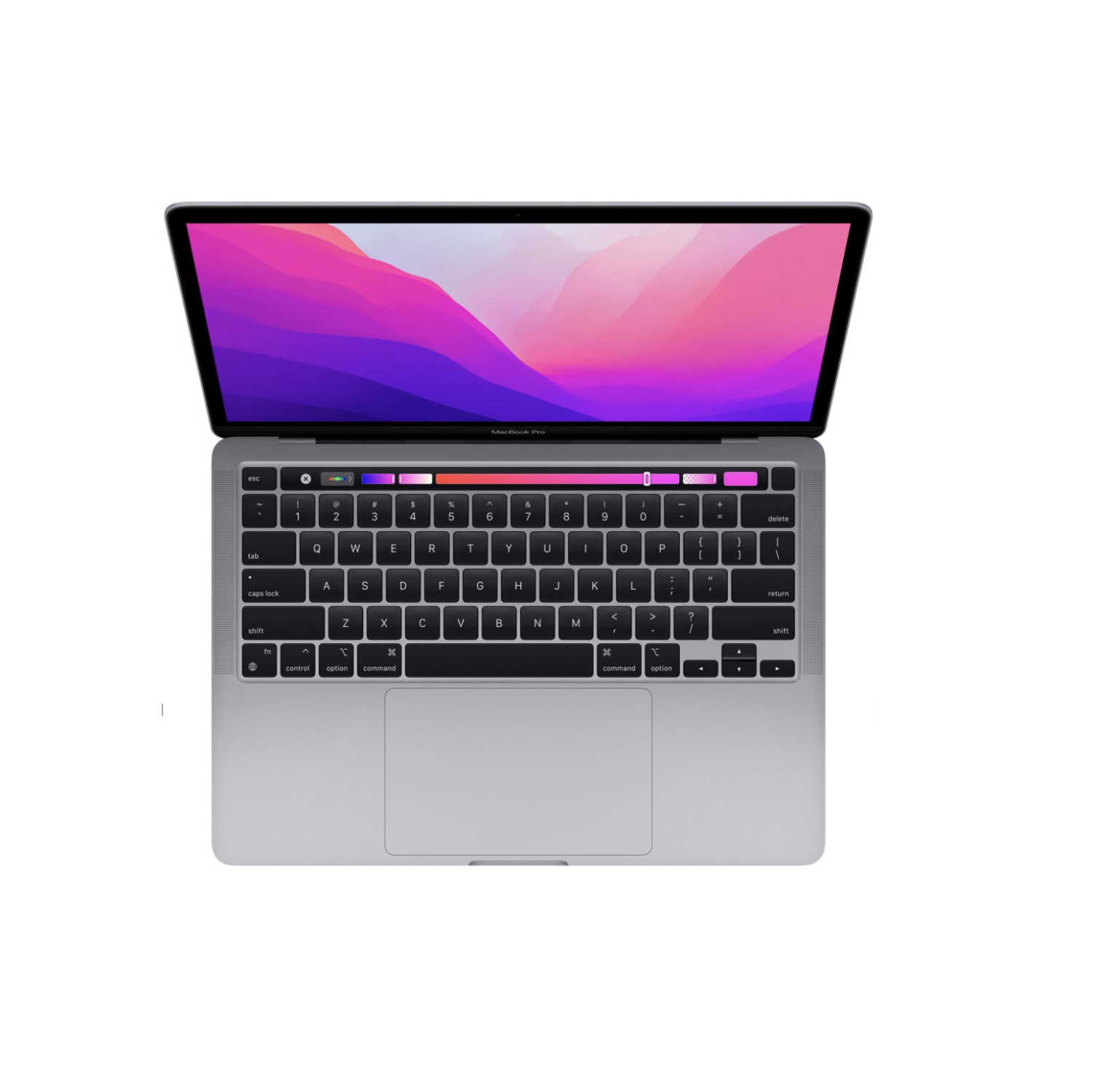 Remis à neuf - MacBook Pro 13,3 po + Touch Bar Apple (2022) - Argenté (M2 d'Apple/SSD 512 Go/RAM 8 Go) - Anglais