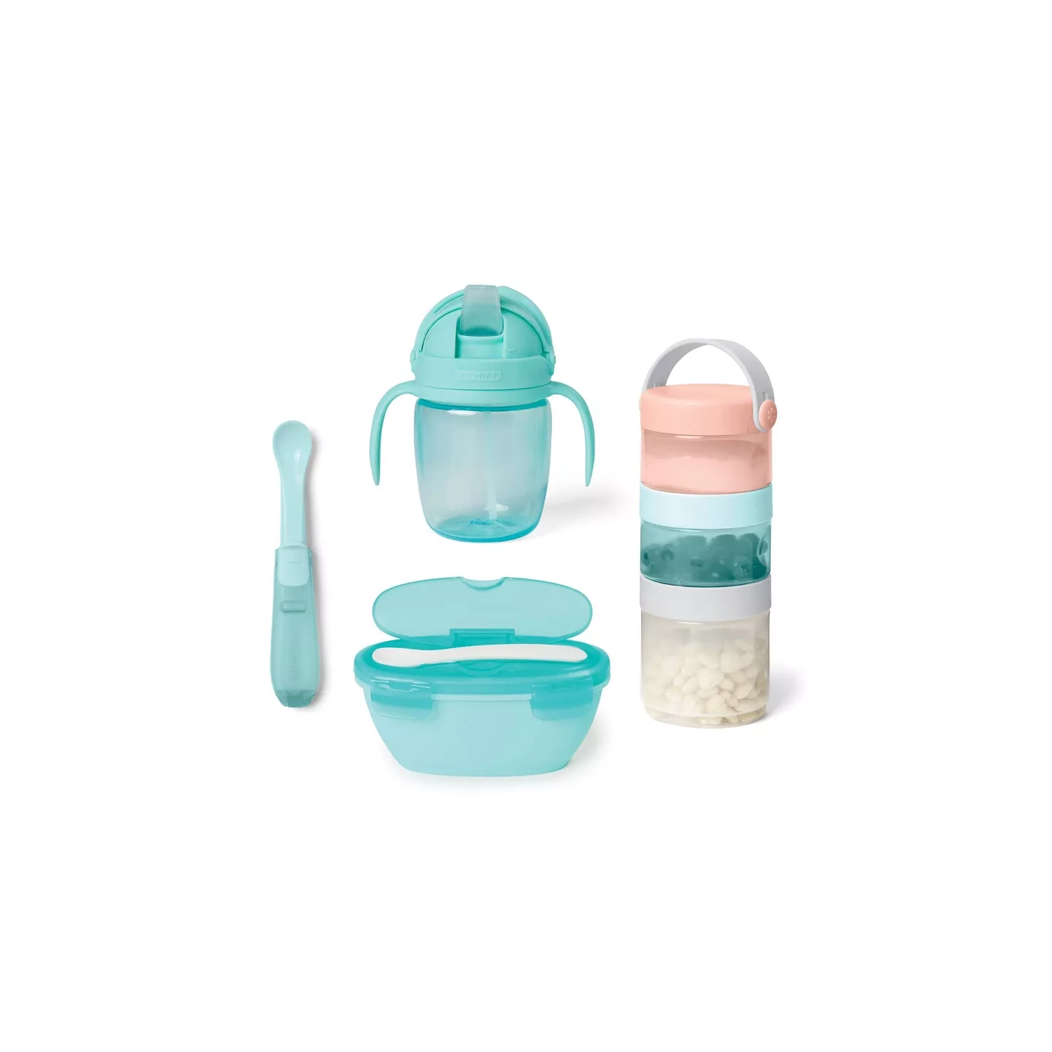 Skip Hop 6pk Travel Feeding Set