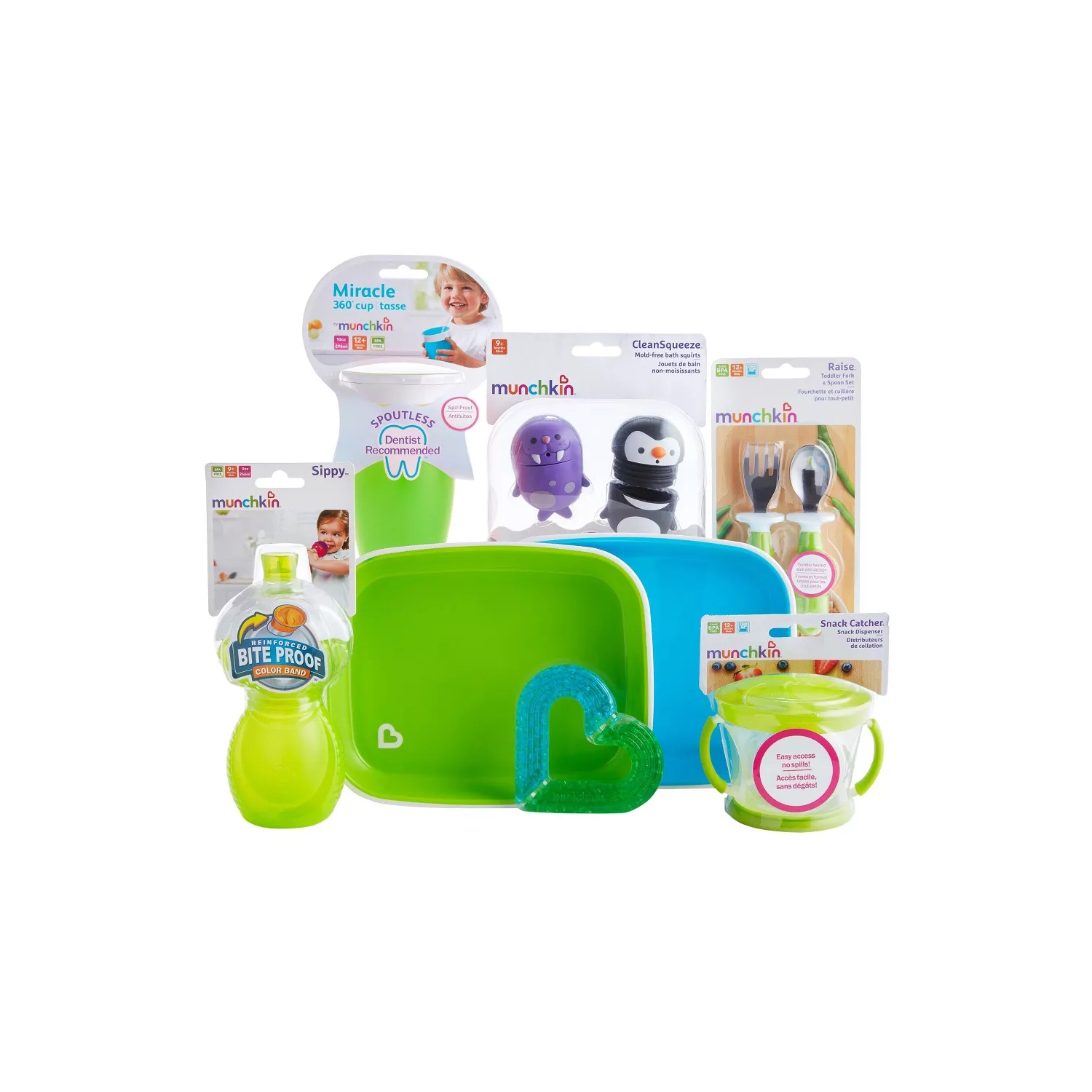 Panier-cadeau d'anniversaire de 1st $ pour bébé de Munchkin - neutre