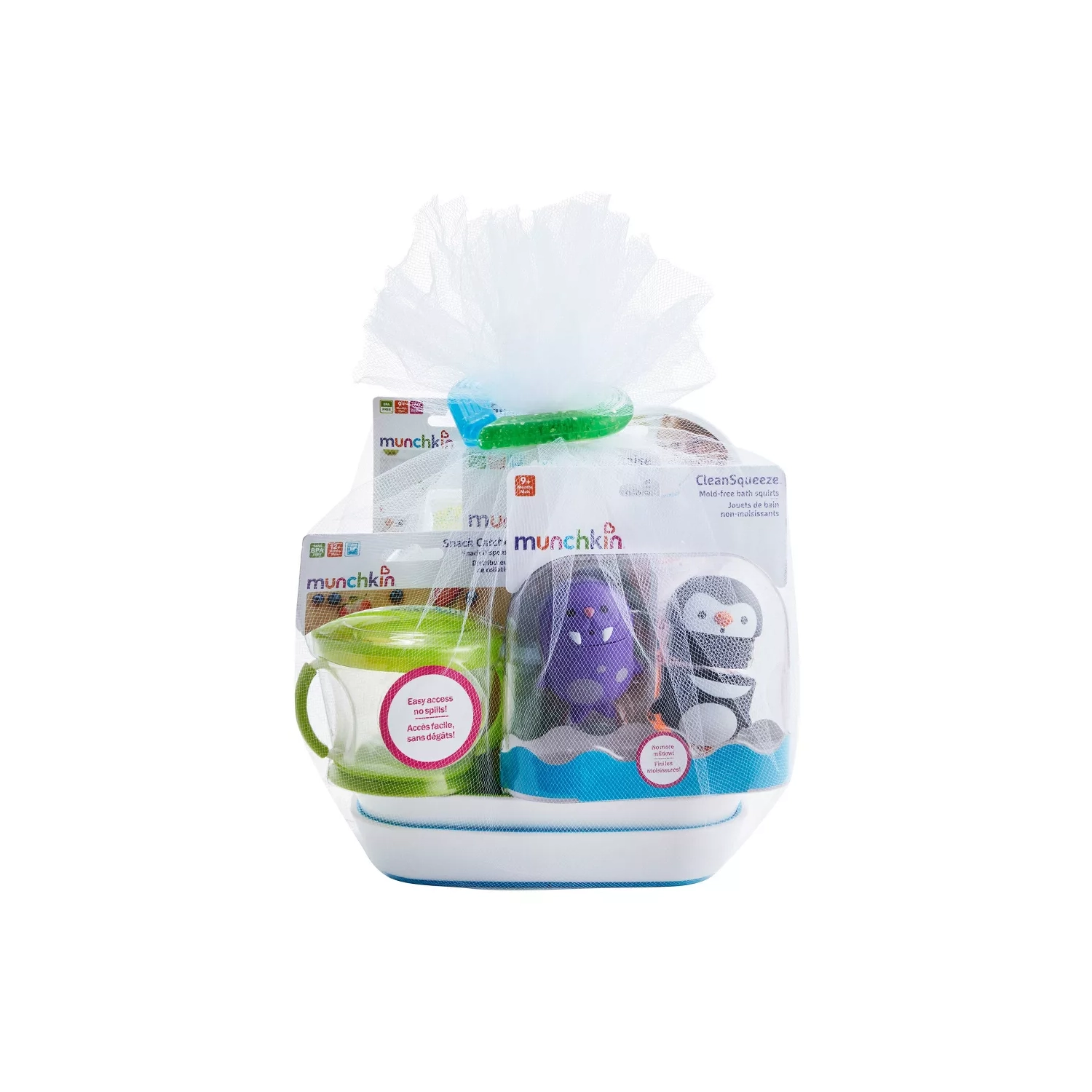 Panier-cadeau d'anniversaire de 1st $ pour bébé de Munchkin - neutre