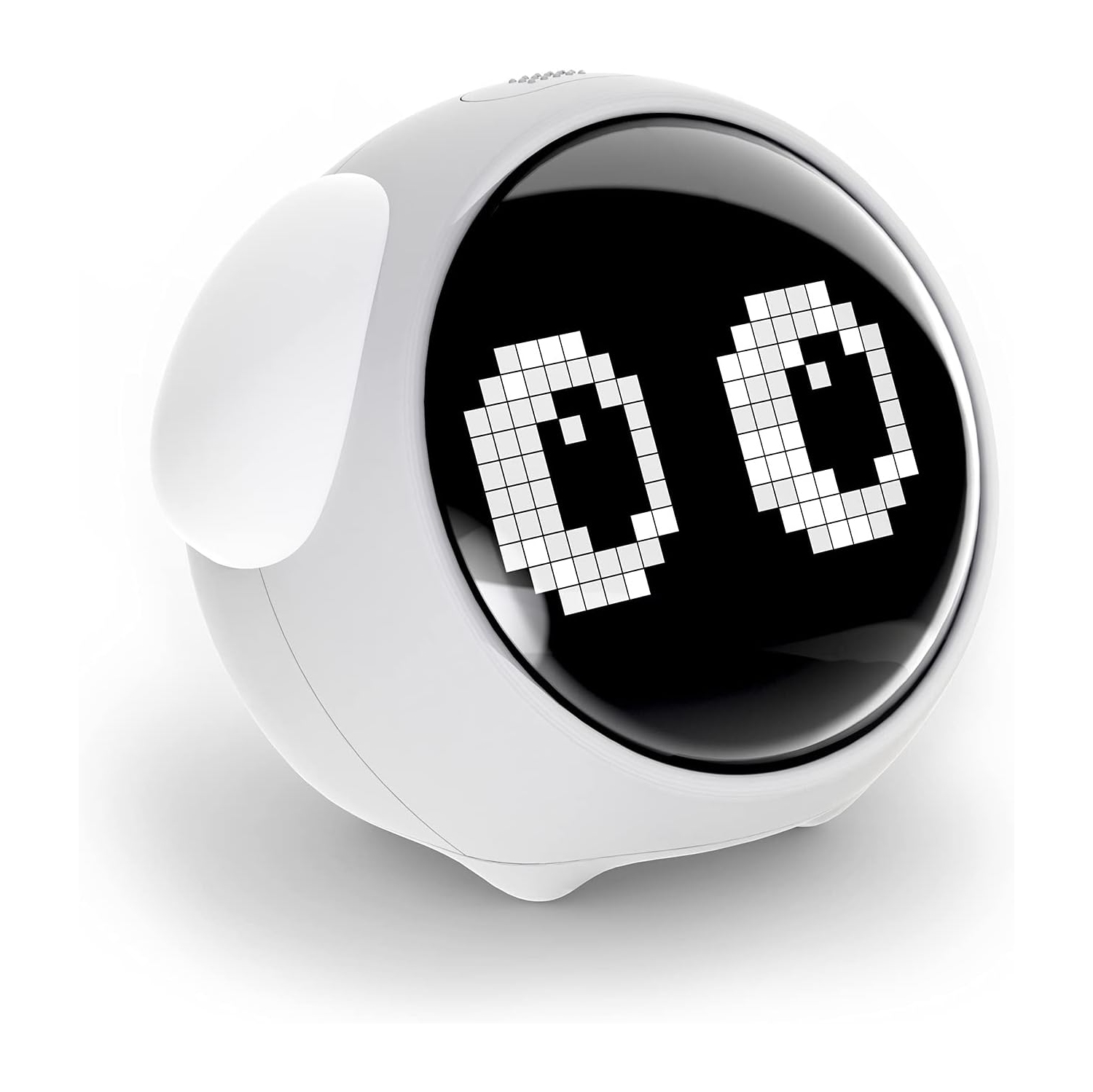 Kids Emoji Alarm Clock with Dual Alarms, Adjustable Brightness Night Light, Voice-Activated, Temperature Detection - Perfect Wake-Up Clock and