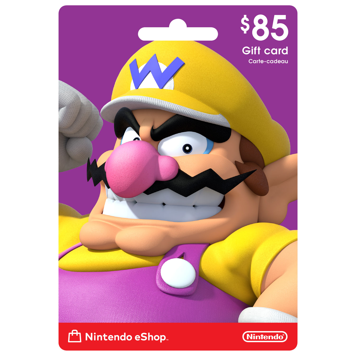 Carte-cadeau de 85 $ pour Nintendo eShop - Téléchargement numérique