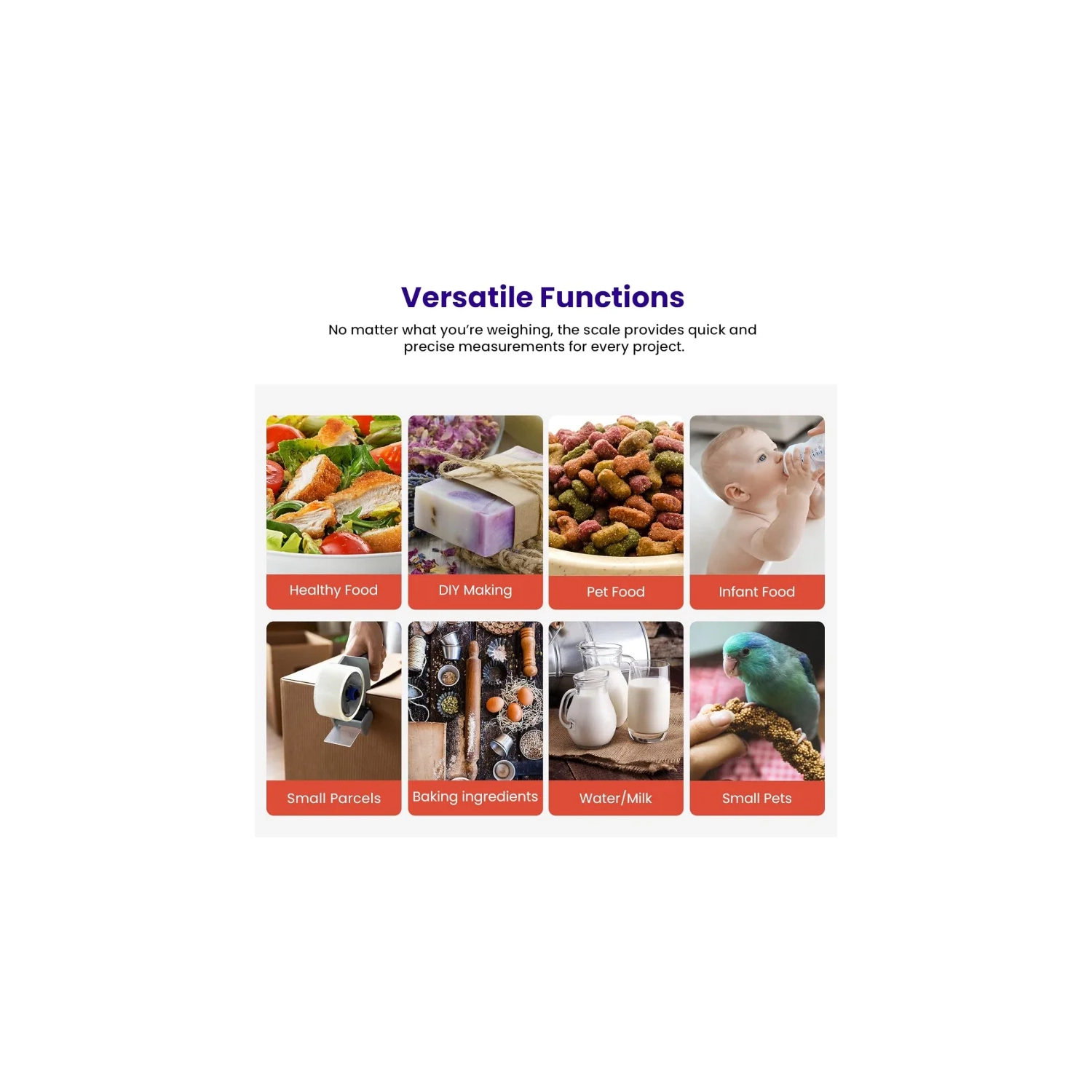 Balance de cuisine numérique noire moyenne - poids en grammes et onces pour la cuisson, la cuisson, la préparation de repas et l'alimentation