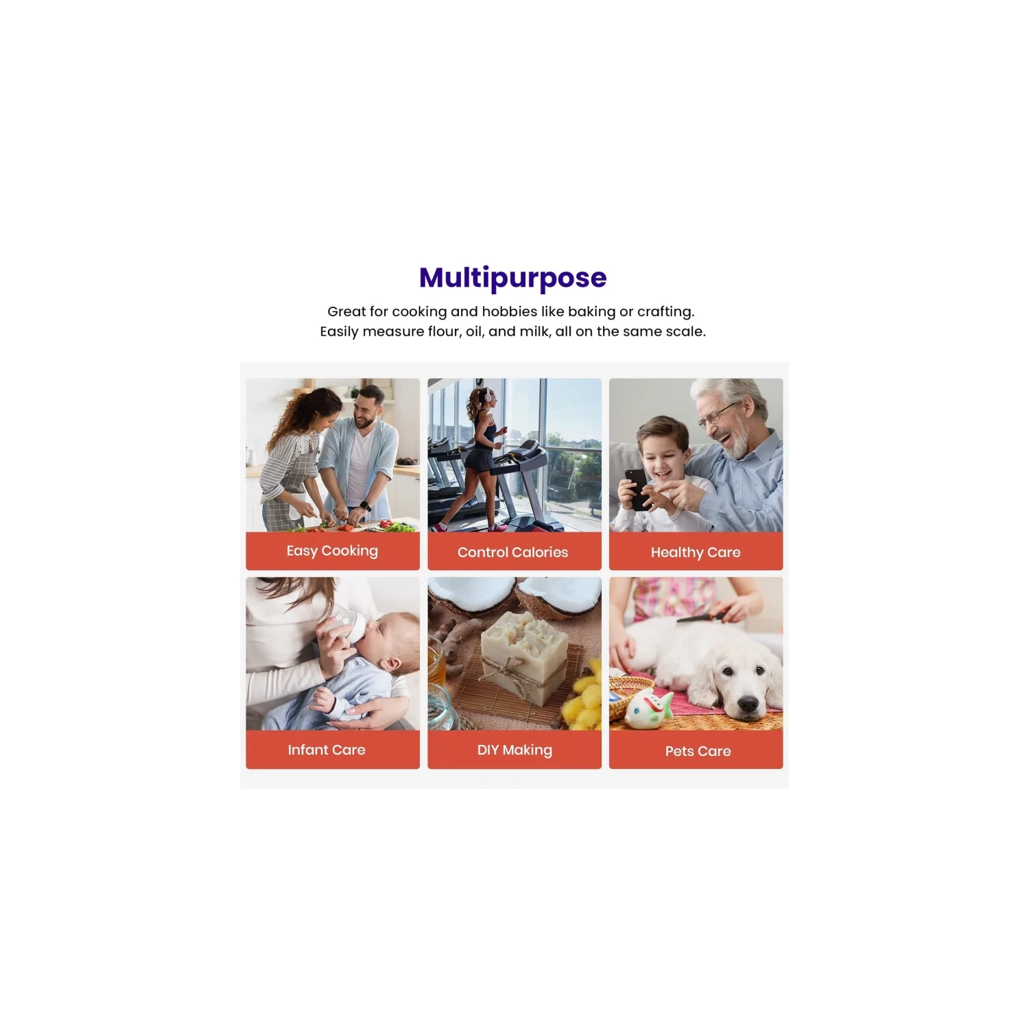 Balance de cuisine numérique noire moyenne - poids en grammes et onces pour la cuisson, la cuisson, la préparation de repas et l'alimentation