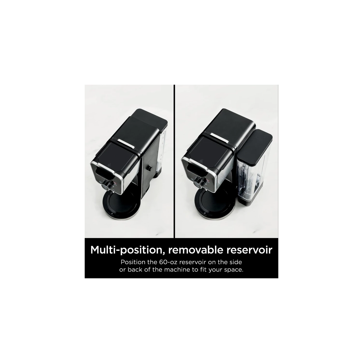 Cafetière spécialisée DualBrew Pro CFP301C – dosette pour une tasse et cafetière à filtre 12 tasses en noir