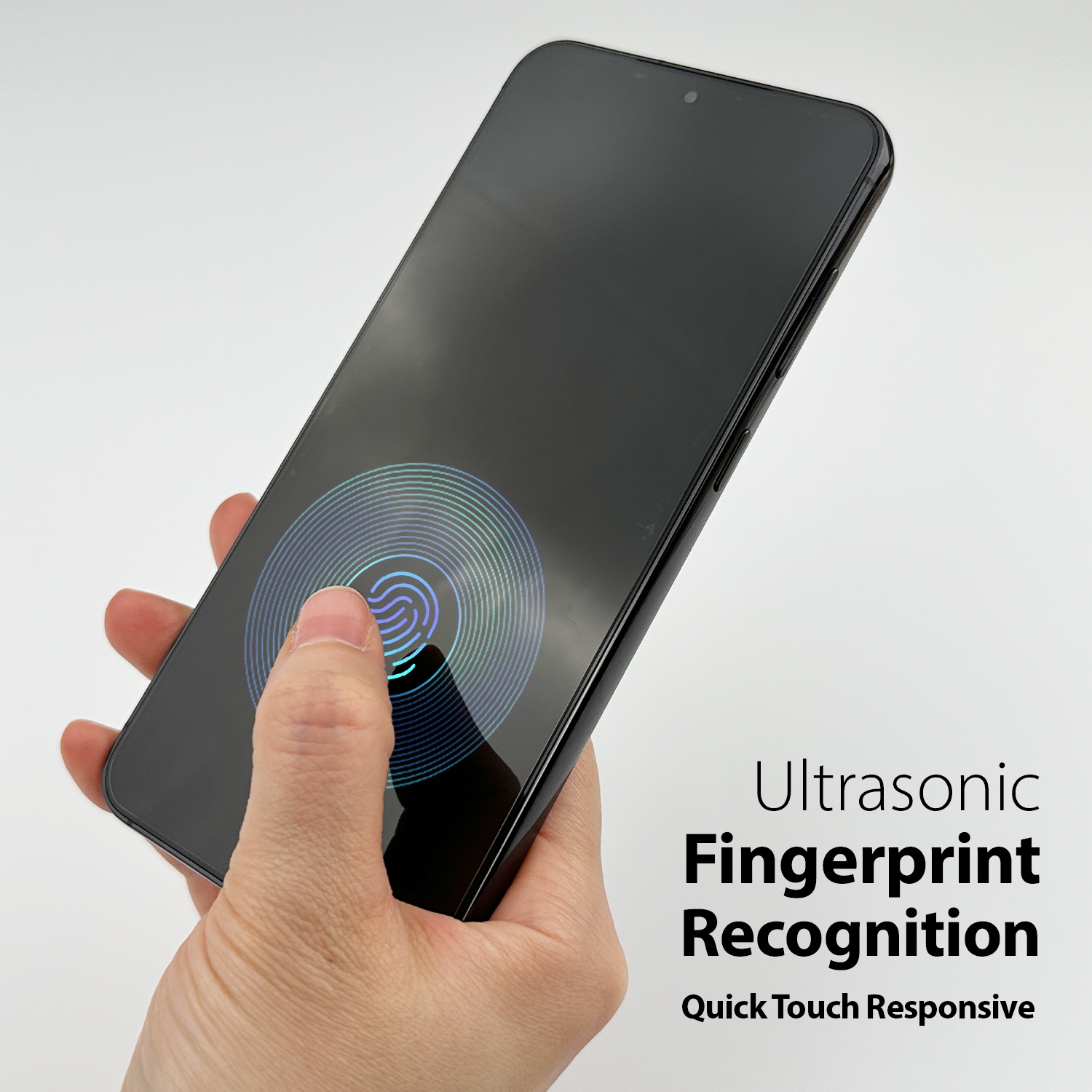 Whitestone EA Glass Screen Protector compatible with Galaxy S24 [Easy Installation Kit, 9H Tempered Glass] - 2 Pack