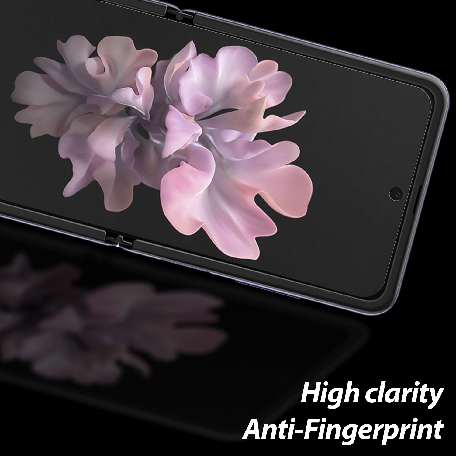 Whitestone Premium film protecteur d'écran pour Galaxy Z Flip 3 [anti-Shock, Self Healing EPU film] - Paquet de 1