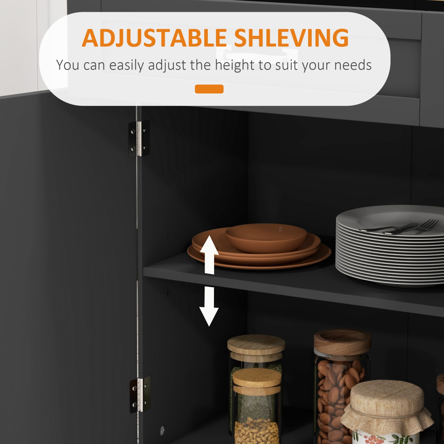 HOMCOM Foldable Kitchen Island with Storage Drawer, Farmhouse Style Rolling Utility Cart, Coffee Bar Cabinet on Wheels with Drop-Leaf Wood Top