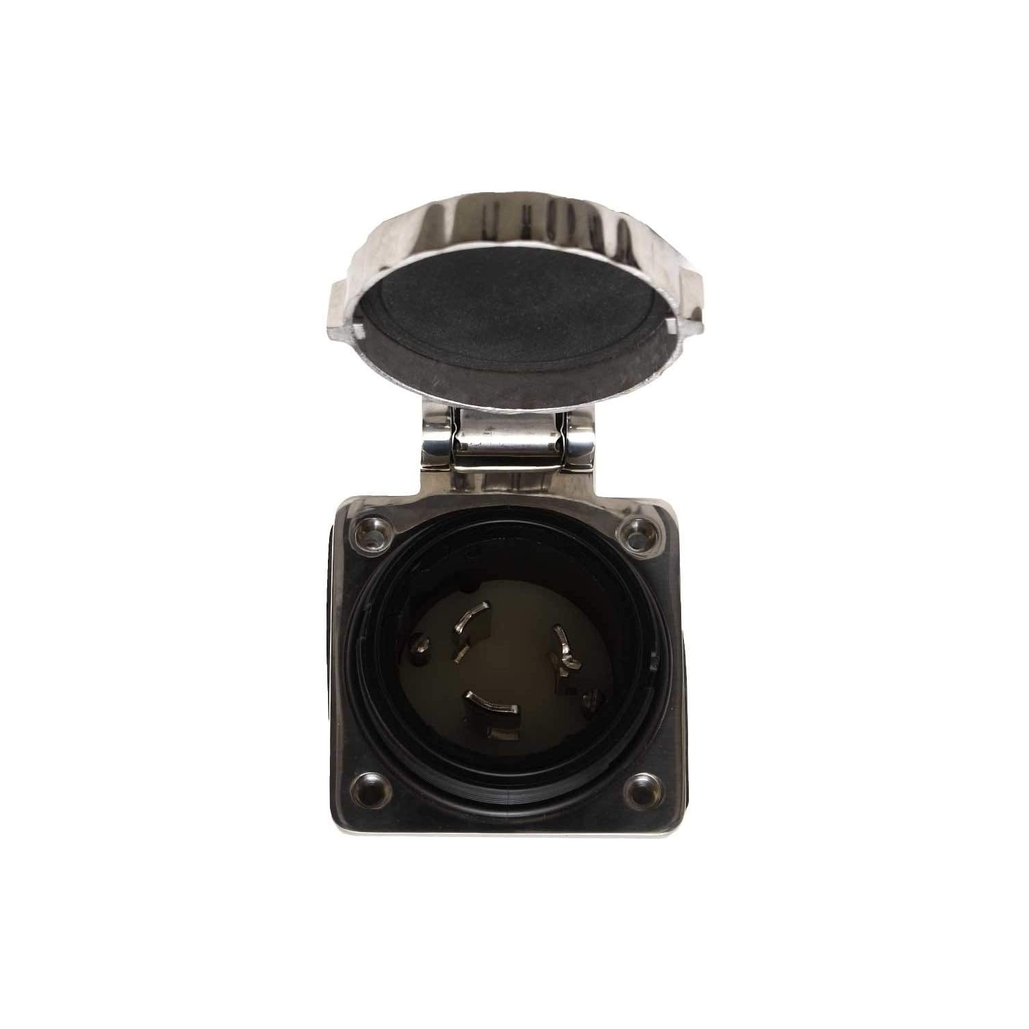 Marinco 6371EL-BX Inlet, 32A 230V, Stainless Steel