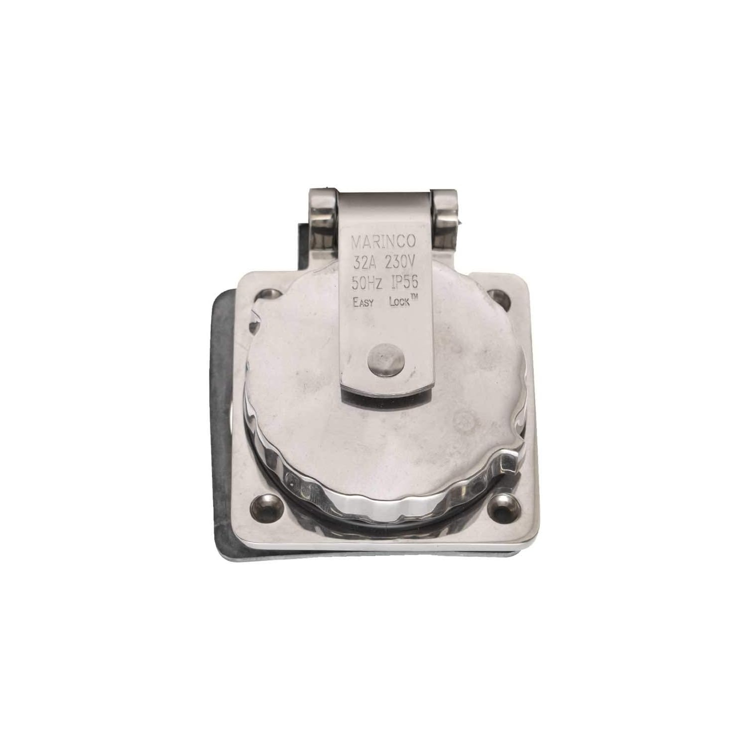 Marinco 6371EL-BX Inlet, 32A 230V, Stainless Steel