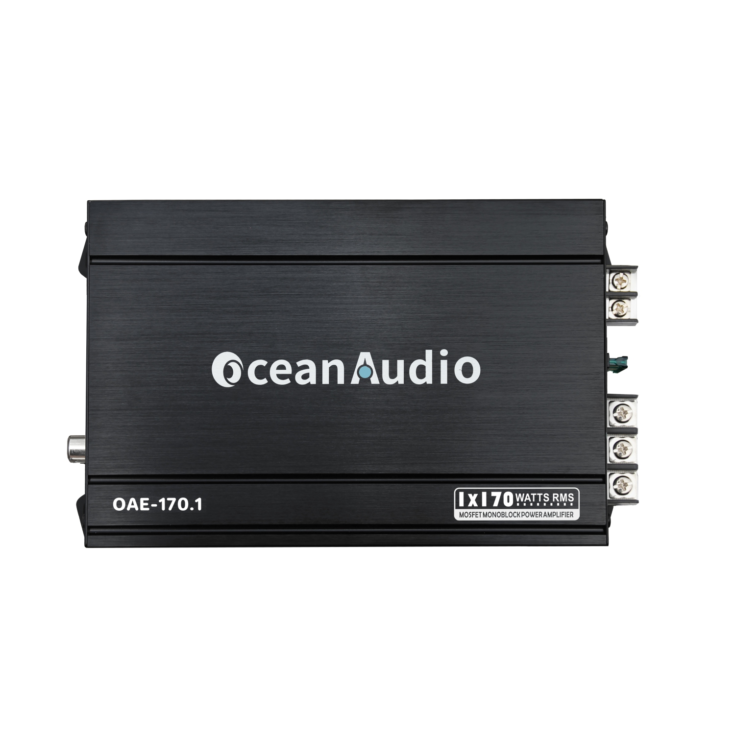 OceanAudio OAE-170.1 Car Audio Subwoofer Amplifier - Monoblock, Class A/B, 2/4 Ohm Stable, Mosfet Power Supply 340W - RMS Power @4Ω 1*110W @2Ω 1*170W