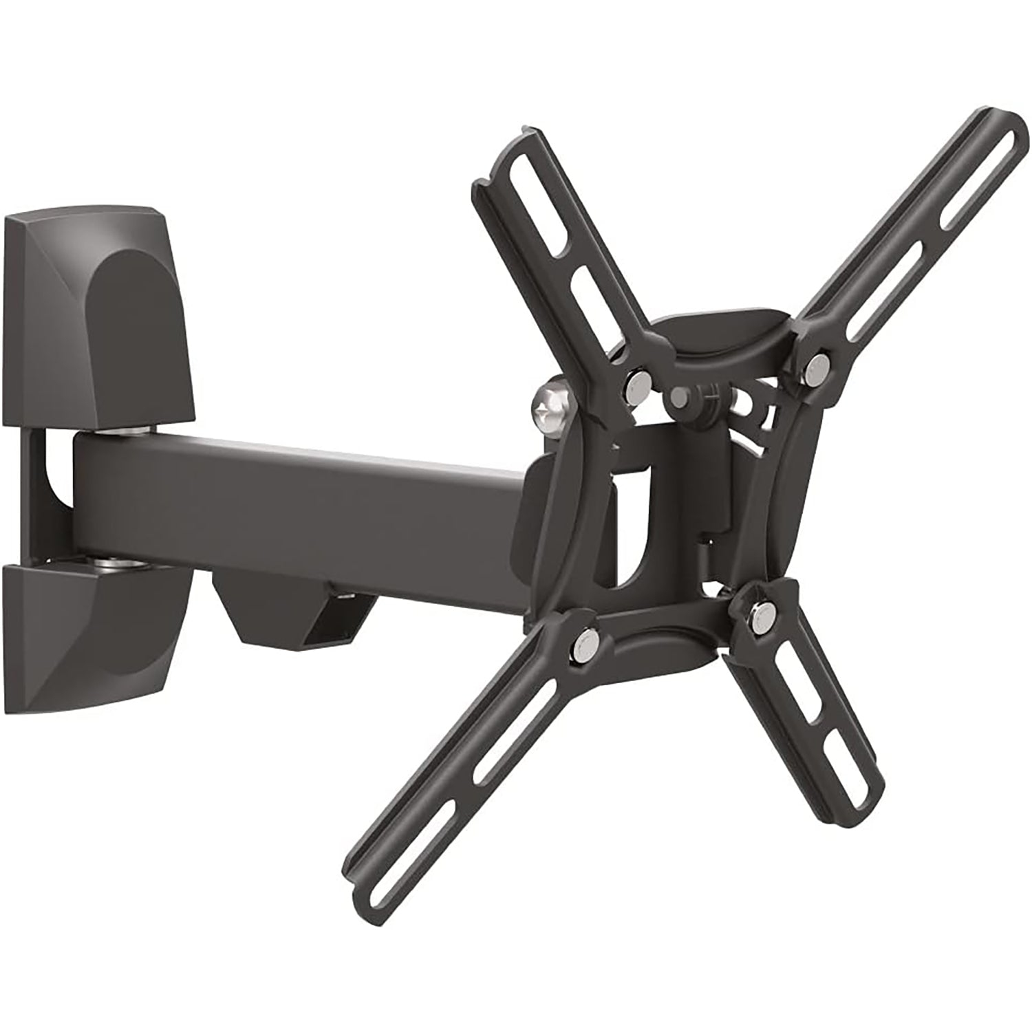 Barkan - Full Motion Wall TV Mount, For Flat or Curved Screens from 13" to 43", Maximum 25kg