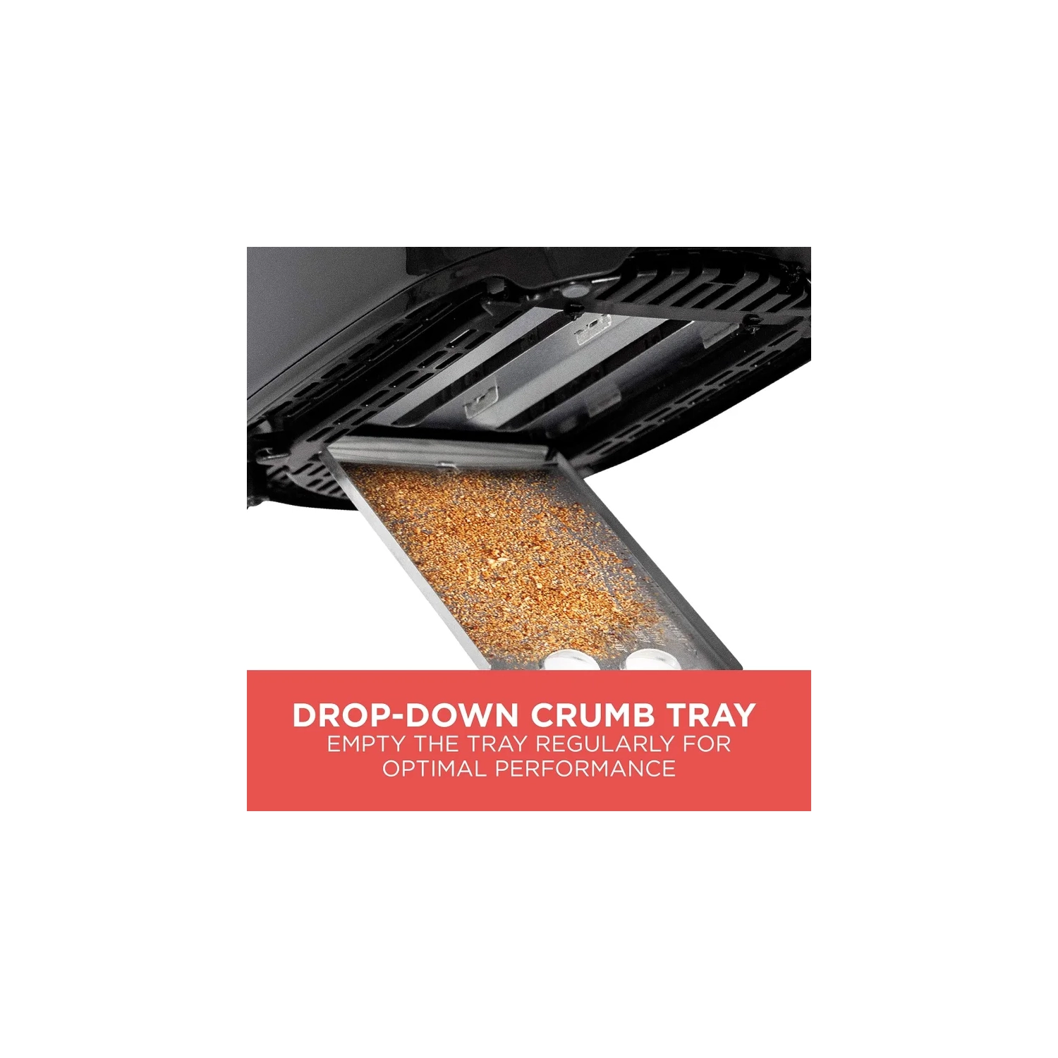 Grille-pain classique ovale à 2 fentes - Noir avec garnitures en acier inoxydable, fentes très larges, modèle TR1278&nbsp;B