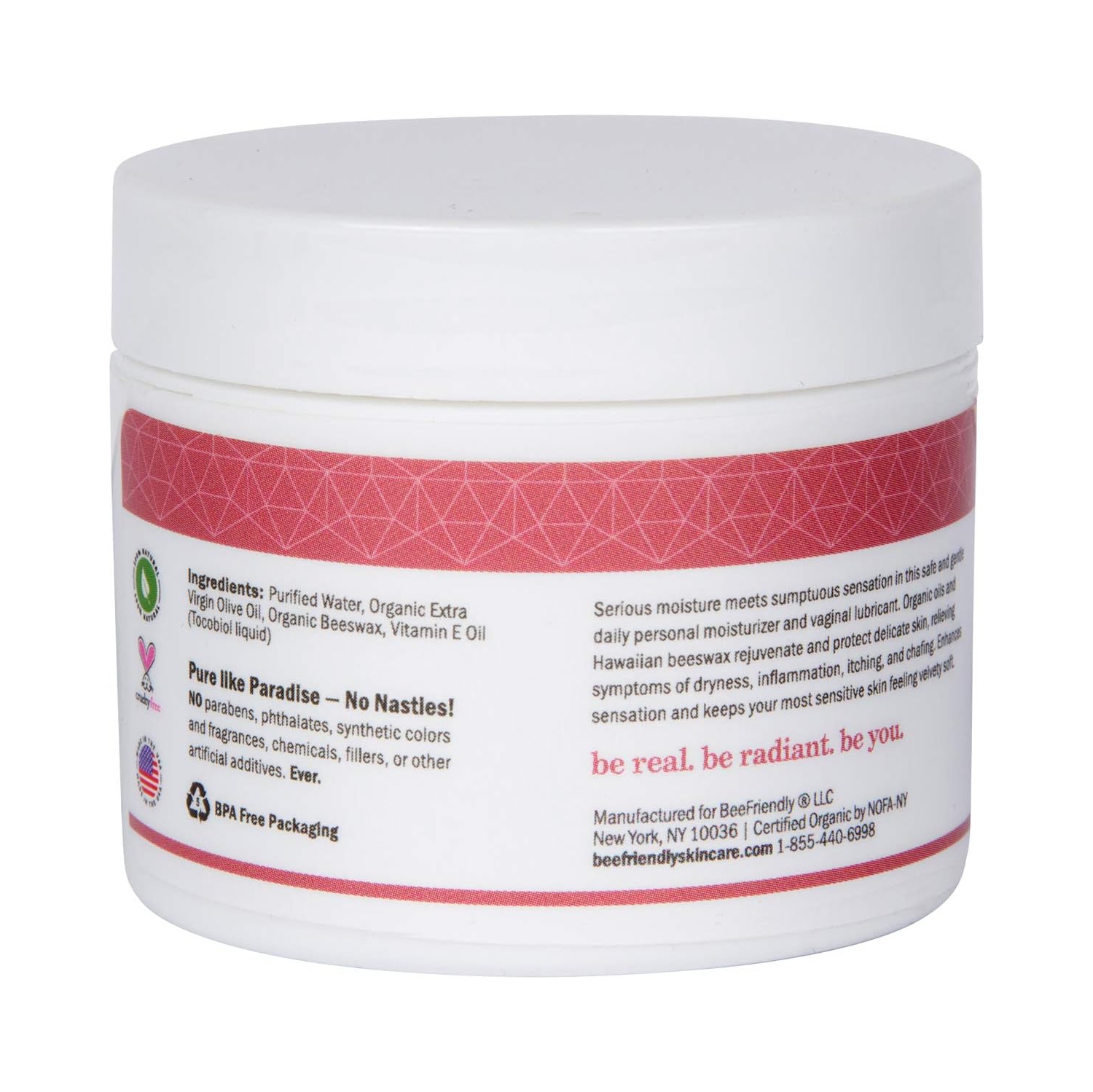 Hydratant vaginal biologique, certifié USDA, crème Vulva naturelle pour la sécheresse, démangeaisons, irritation, rougeur, desquamation du vagin en