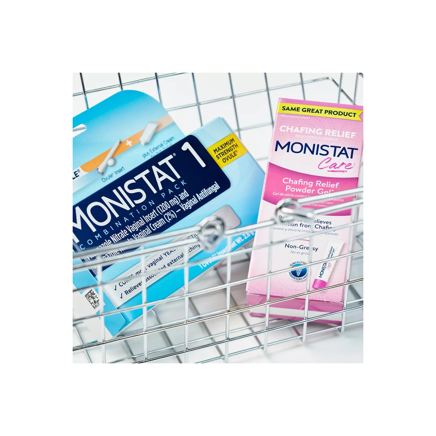 Monistat 1-dose traitement d'infection à levure, Ovile Insérer & Crème de démangeaisons externe - 0,32&nbsp;oz