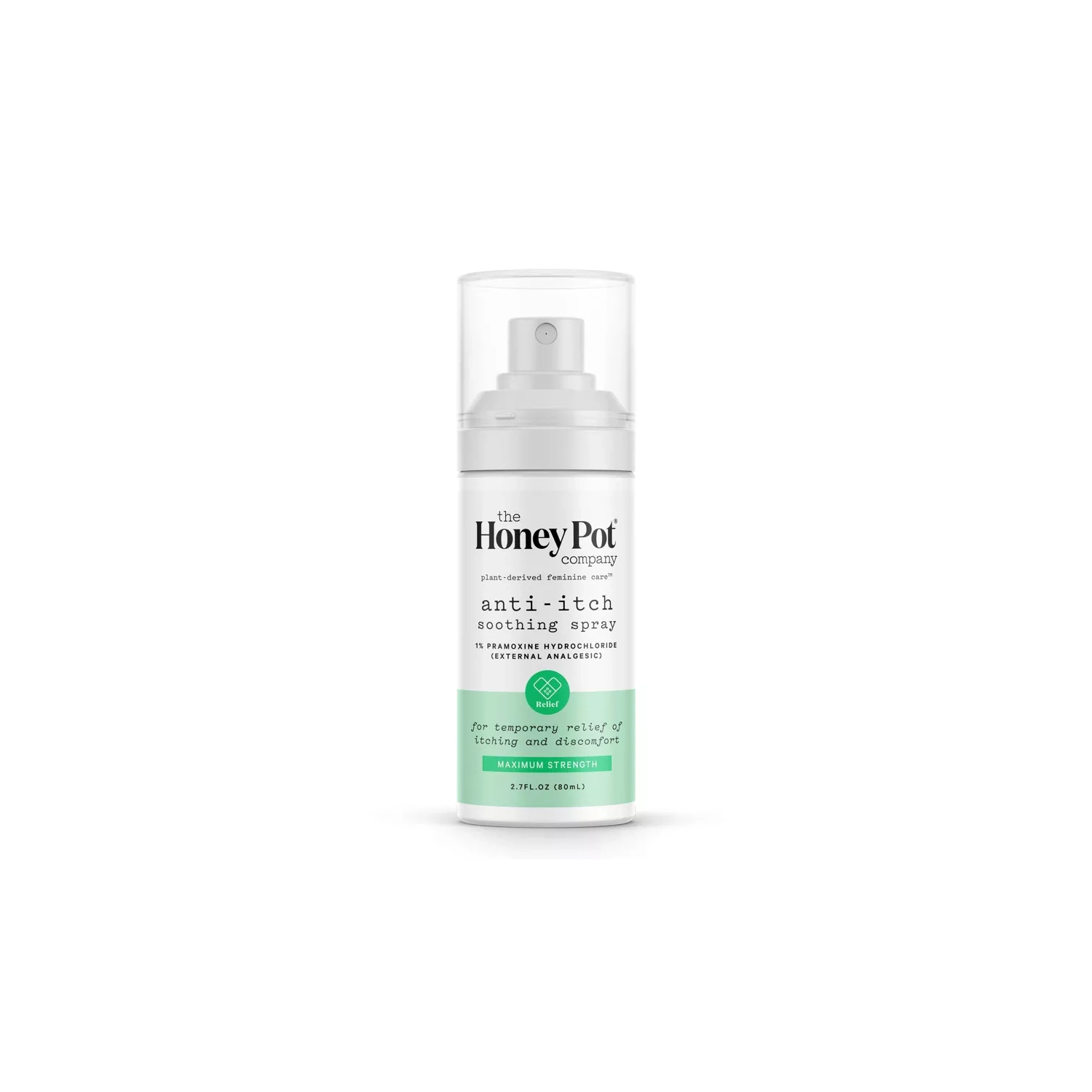 The Honey Pot Anti-Itch Spray with 1% Pramoxine - 2.7 fl oz