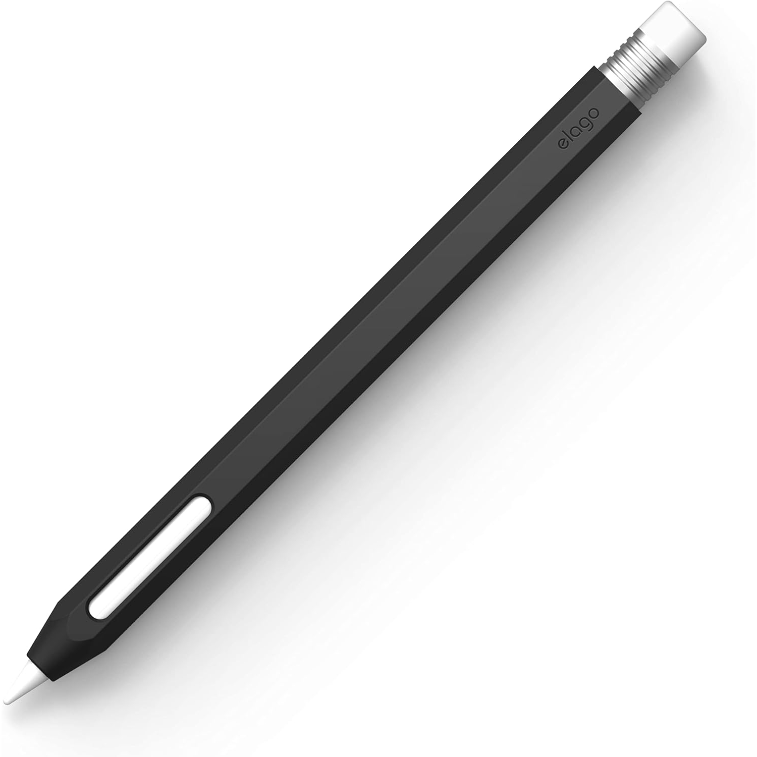 elago Classic Pencil Case Compatible with Apple Pencil 2nd Generation Cover Sleeve, Compatible with Magnetic Charging & Double Tap [Black]