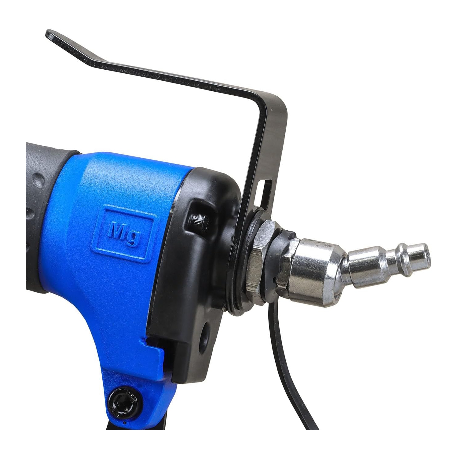 Agrafeuse pour clôture pneumatique 1-9/16 po de calibre 10,5 avec crochet de ceinture en métal réglable d'Estwing EFS105, raccord pivotant