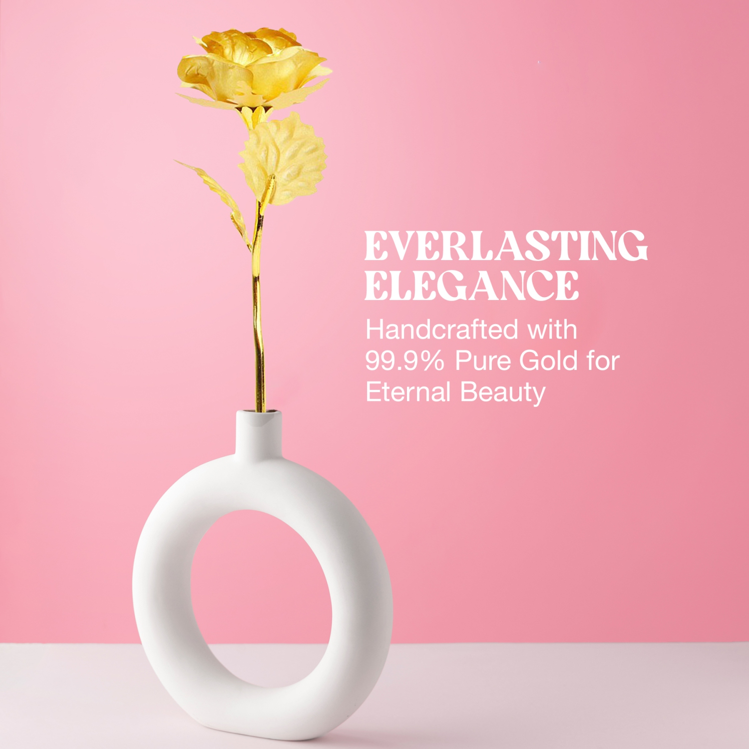 24k Gold Rose with Luxury Gift Box - 10-inch Golden Rose Metal Single Roses and Valentine's Day Gifts Idea for Women, Loved Ones, Mom, Wife,