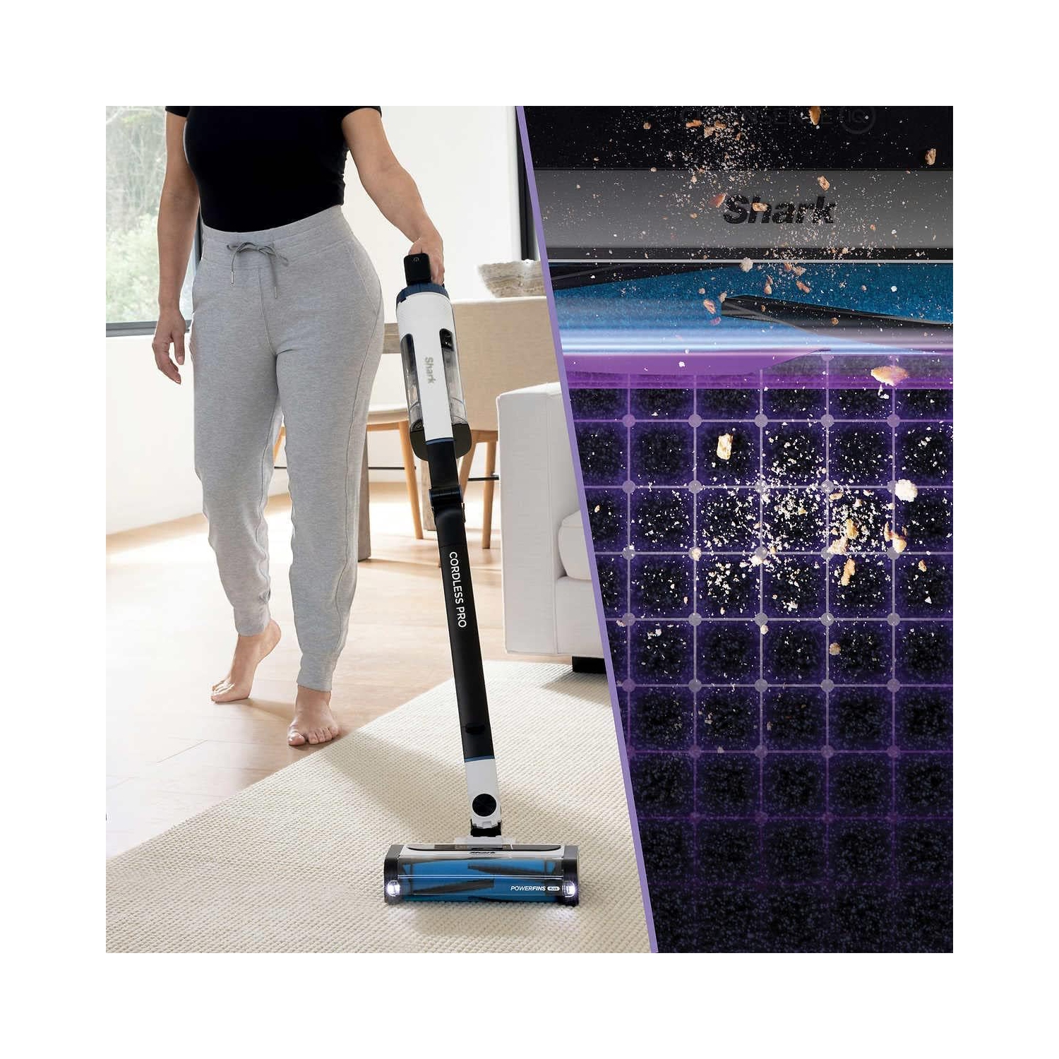 Aspirateur sans fil UZ565H Pro de Shark avec technologies Clean Sense IQ et MultiFlex en bon état