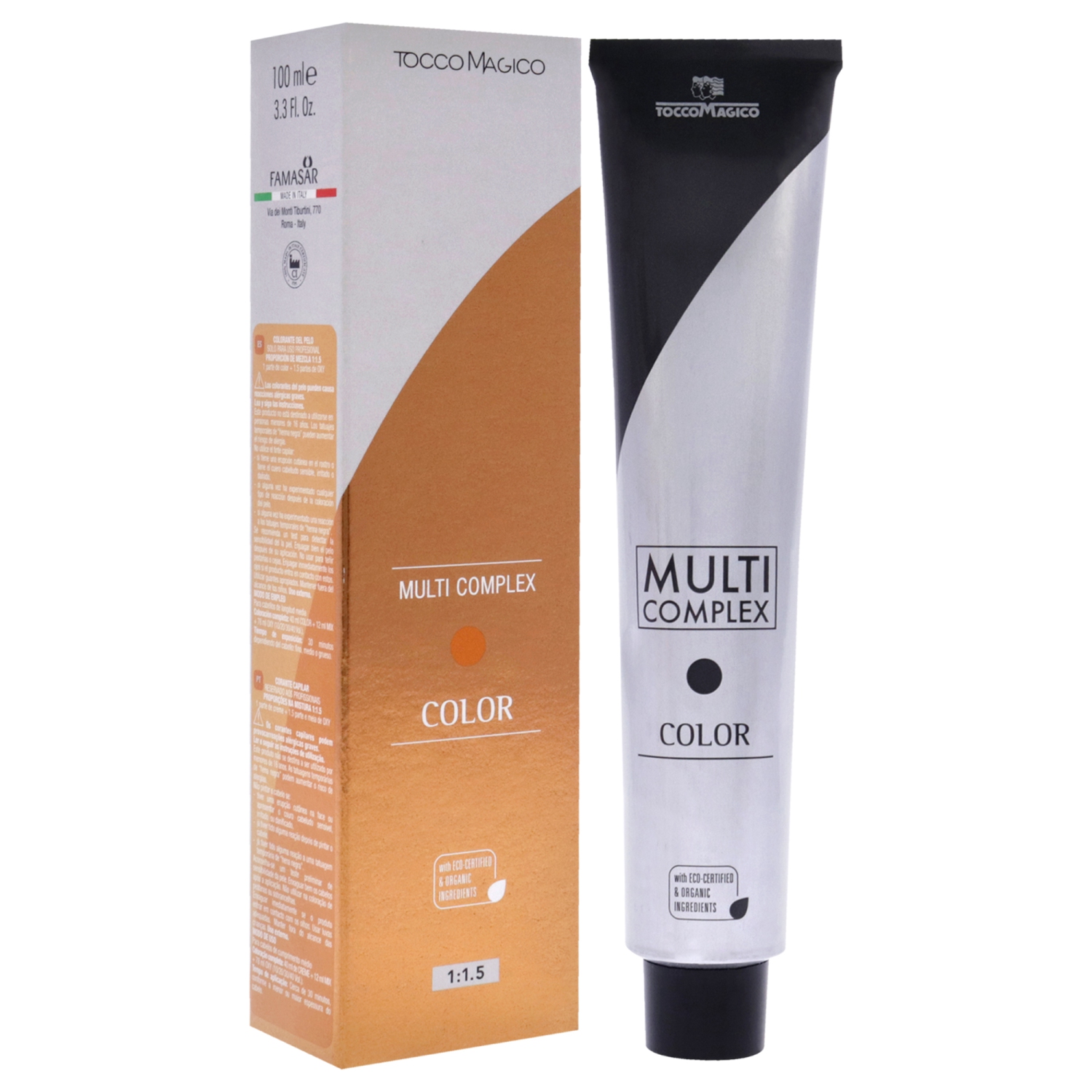 Colorant capillaire complexe Permanet - 0,11 Pure Pigment-Graphite de Tocco Magico pour unisexe - couleur de cheveux 3,38&nbsp;oz