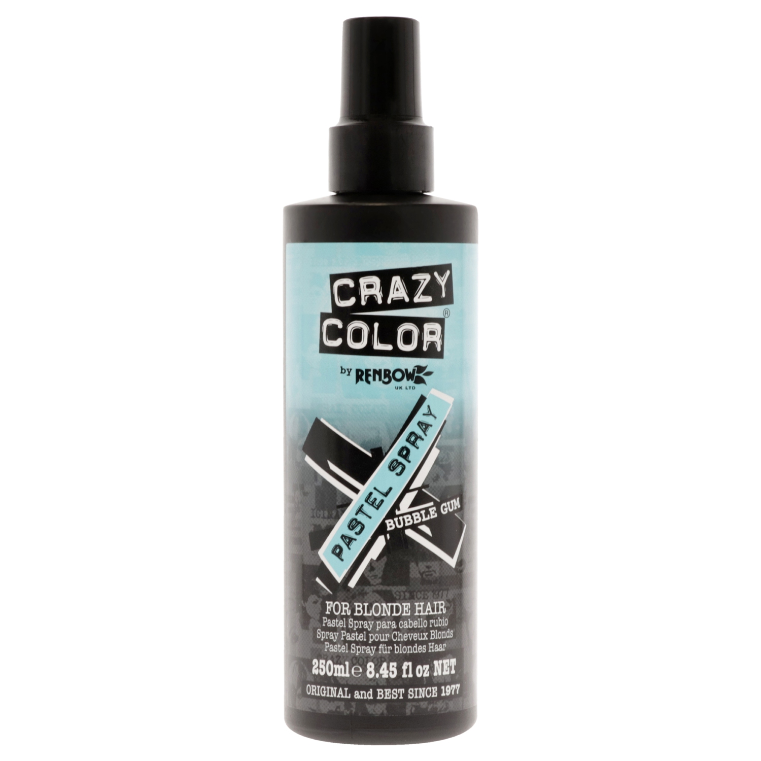 Pastel Spray - gomme à bulles par Crazy Color pour femme - fixatif 8,45&nbsp;oz