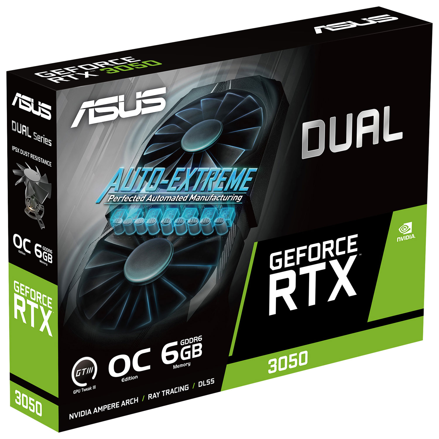 ASUS Dual GeForce RTX 3050 OC 6GB GDDR6 Video Card