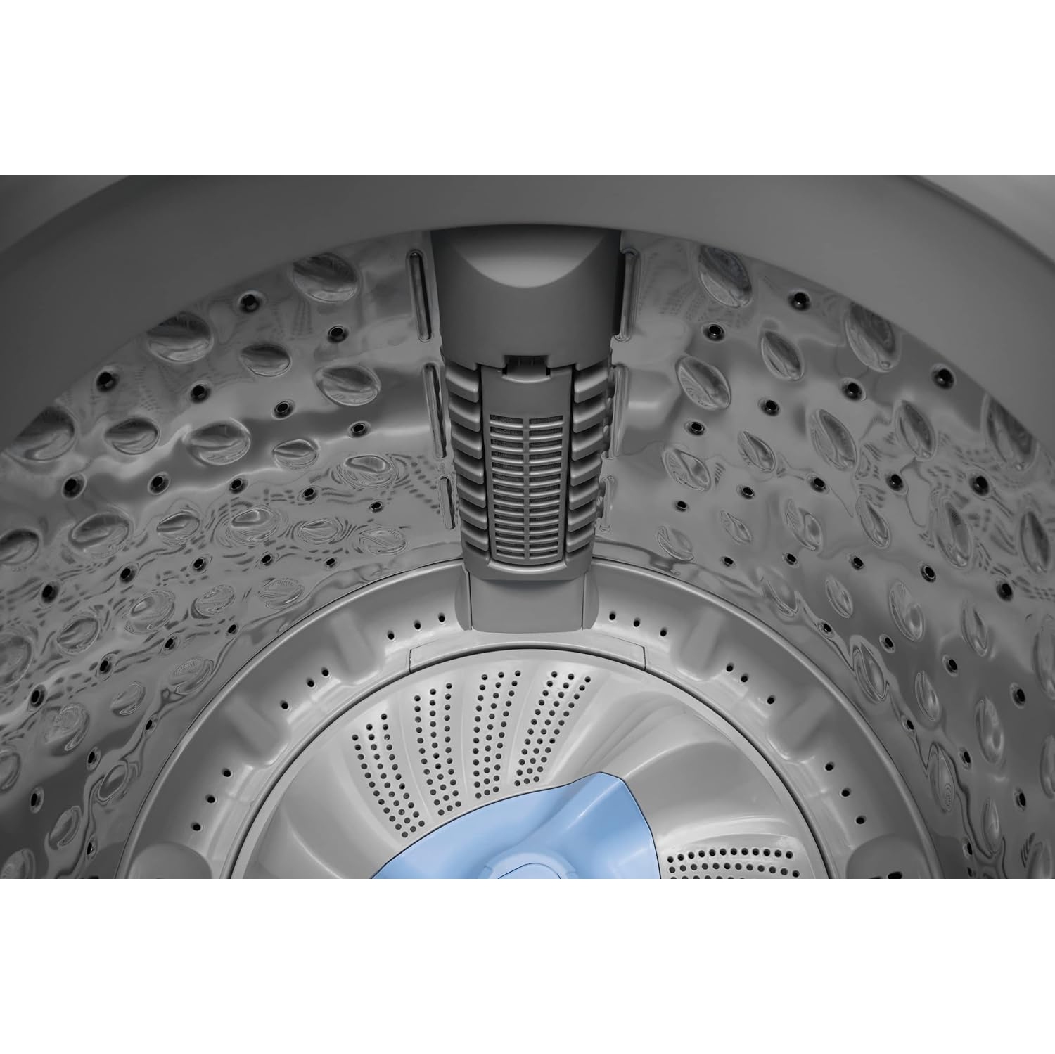 COMFEE' 2.3 Cu.Ft Portable Washing Machine, Compact Top Load Washer with 6 Program—Speed Wash, Temperature Selection, Steel Drum, Space Saving,