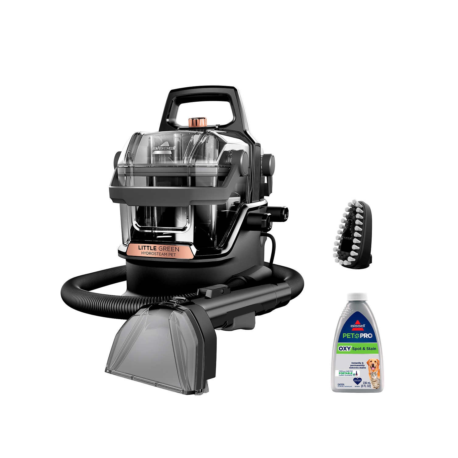 Nettoyeur de tapis portatif Little Green HydroSteam Pet de Bissell