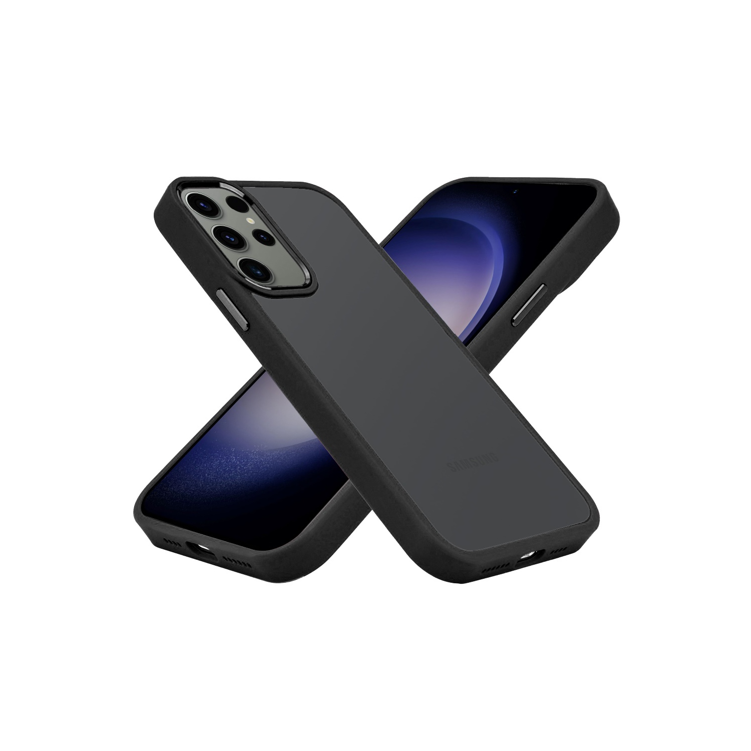 Mobile Magic For Samsung Galaxy s24 Plus Case Cover - Black