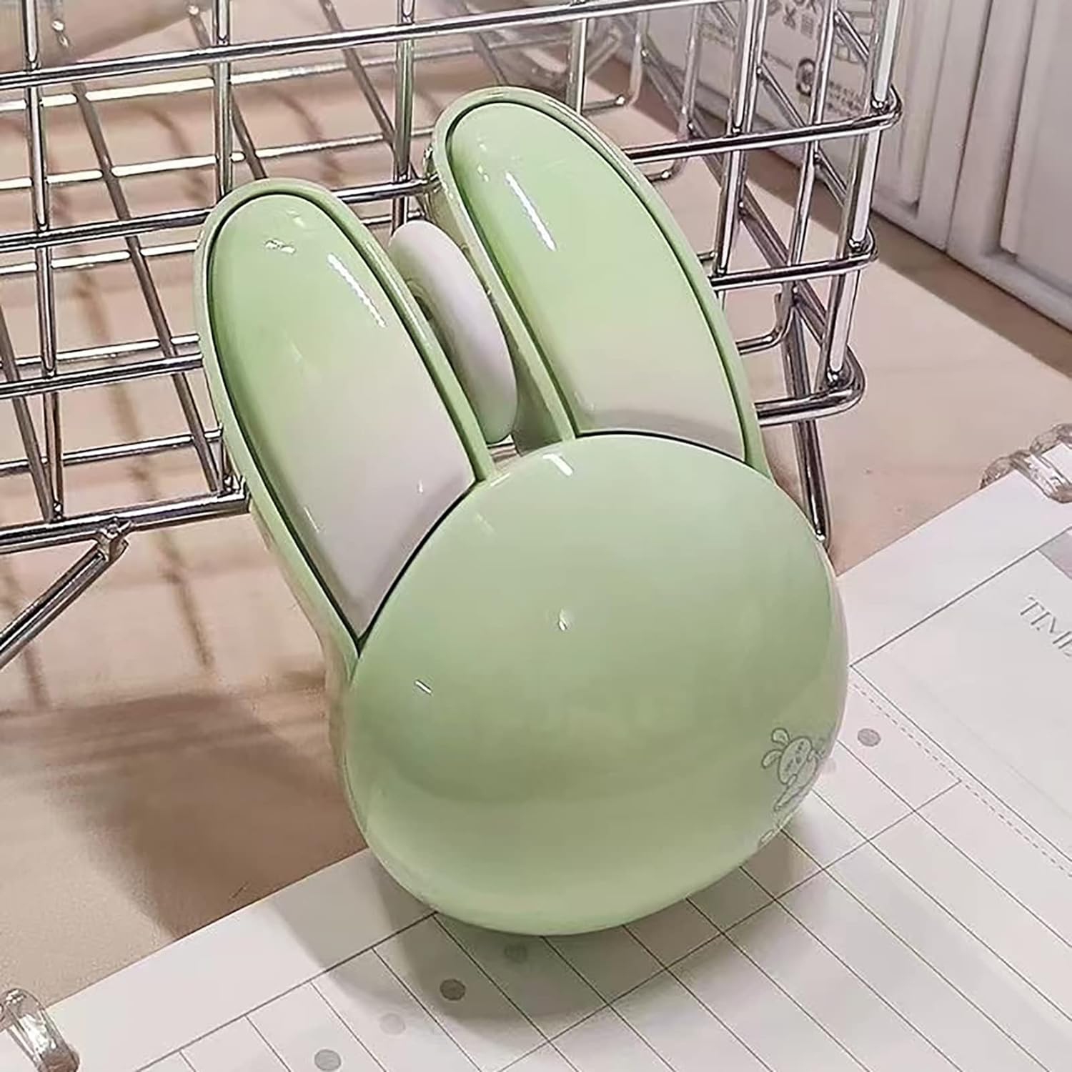 Cute Bunny Wireless Mouse, Lightweight Soundless Mouse, 2.4G Wireless Mice, Candy Colors, Kawaii Rabbit Mouse for Girls and Kids