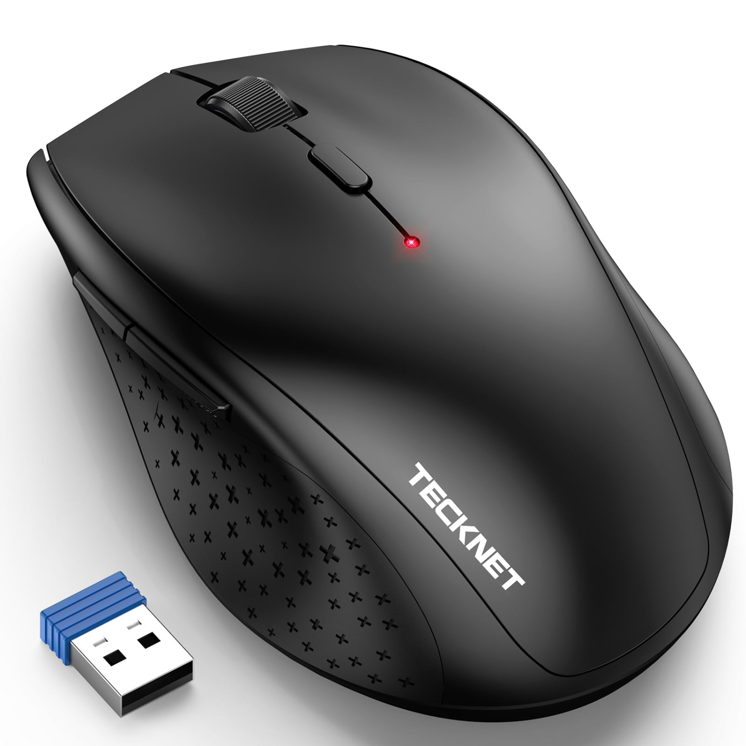 Wireless Mouse for Laptop, 2.4G Wireless Computer Mouse with 3200 Adjustable DPI, 30 Months Battery, Ergonomic Grips, 6 Buttons Cordless Mouse,