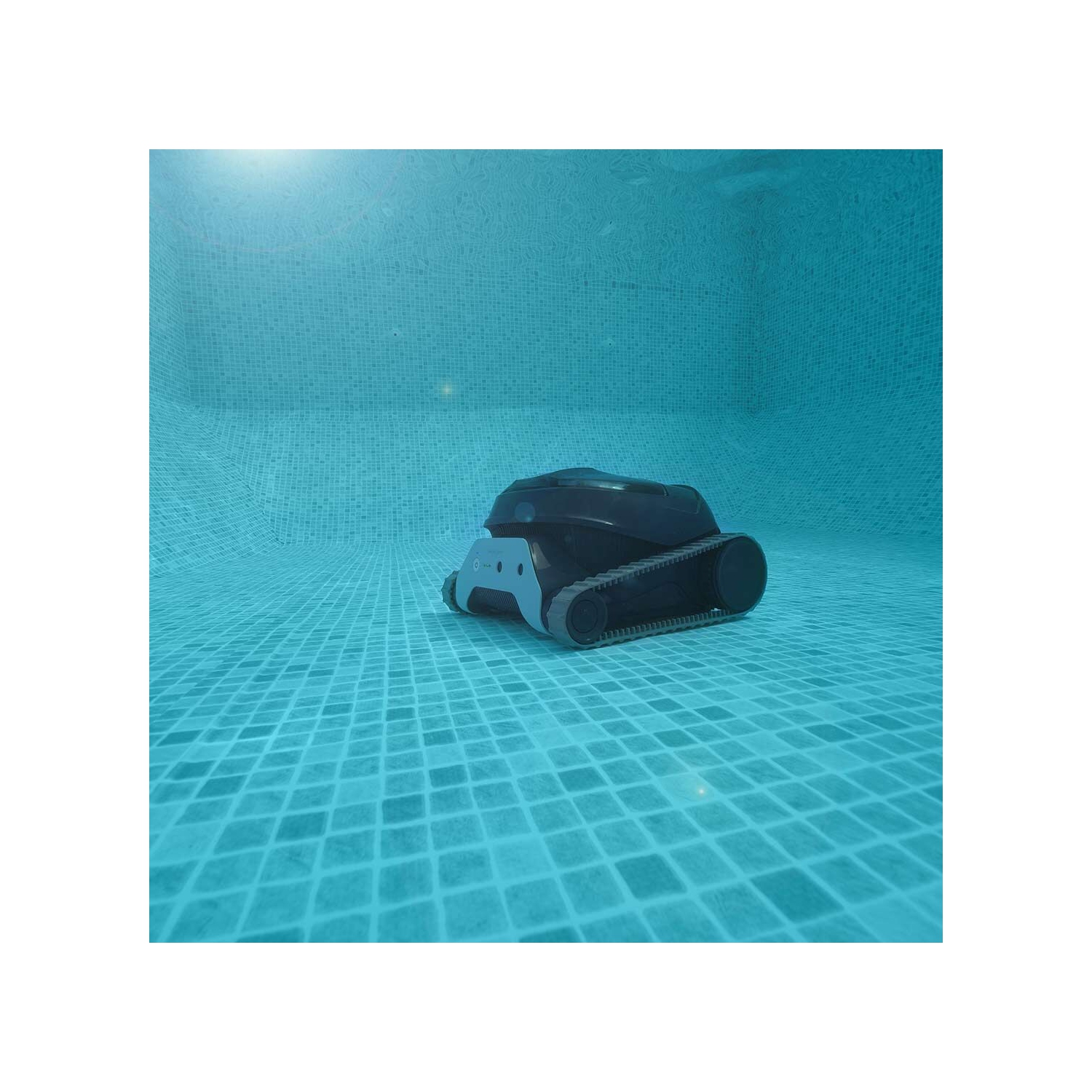 Dolphin Liberty 300 Cordless Robotic Pool Vacuum Cleaner — Simple Inductive Charging — Click-Up for Easy Removal — Ideal for Above and In-Ground