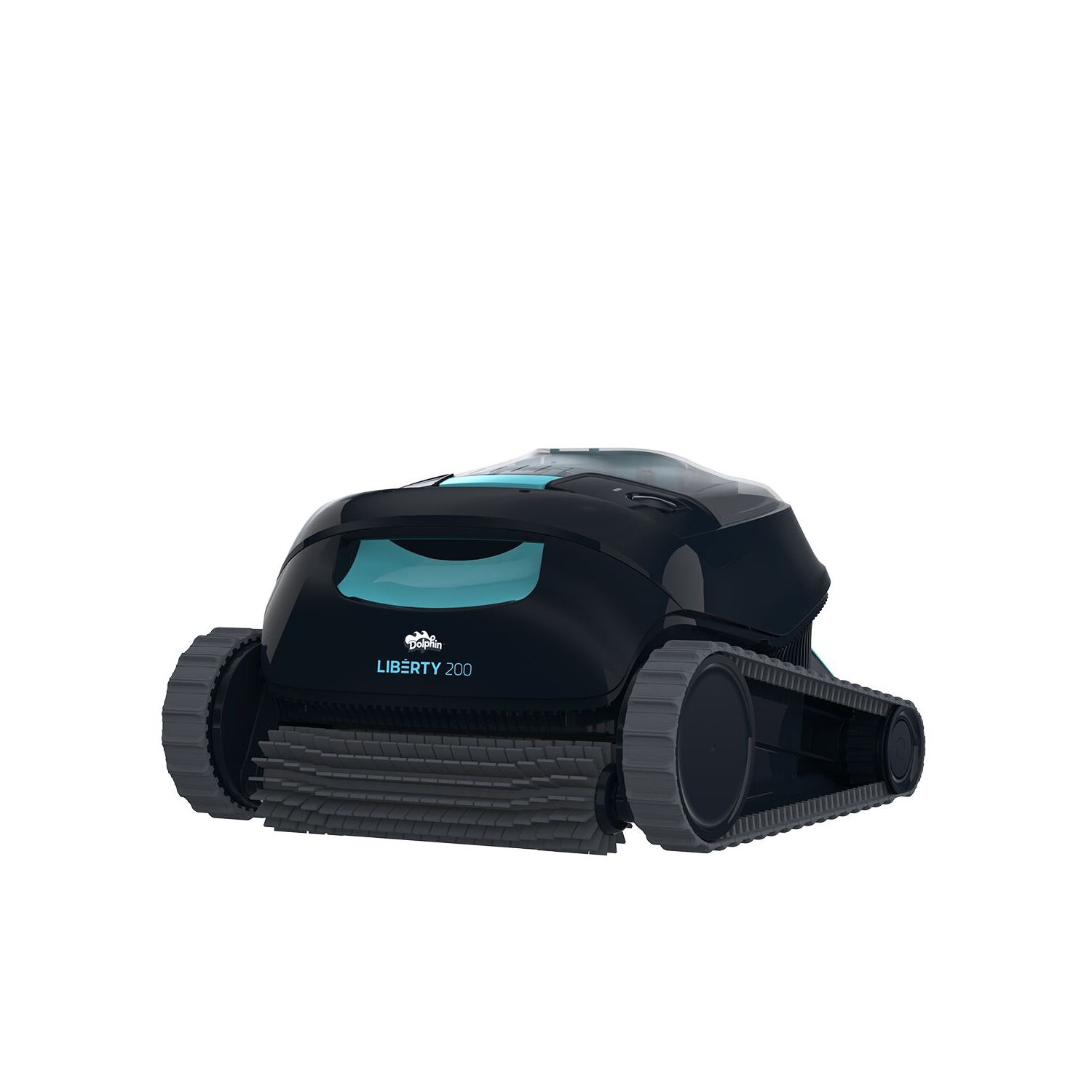 Dolphin Liberty 200 Cordless Robotic Pool Vacuum Cleaner — Simple Inductive Charging — Wall Climbing Capabilities — Ideal for Above and In-Ground