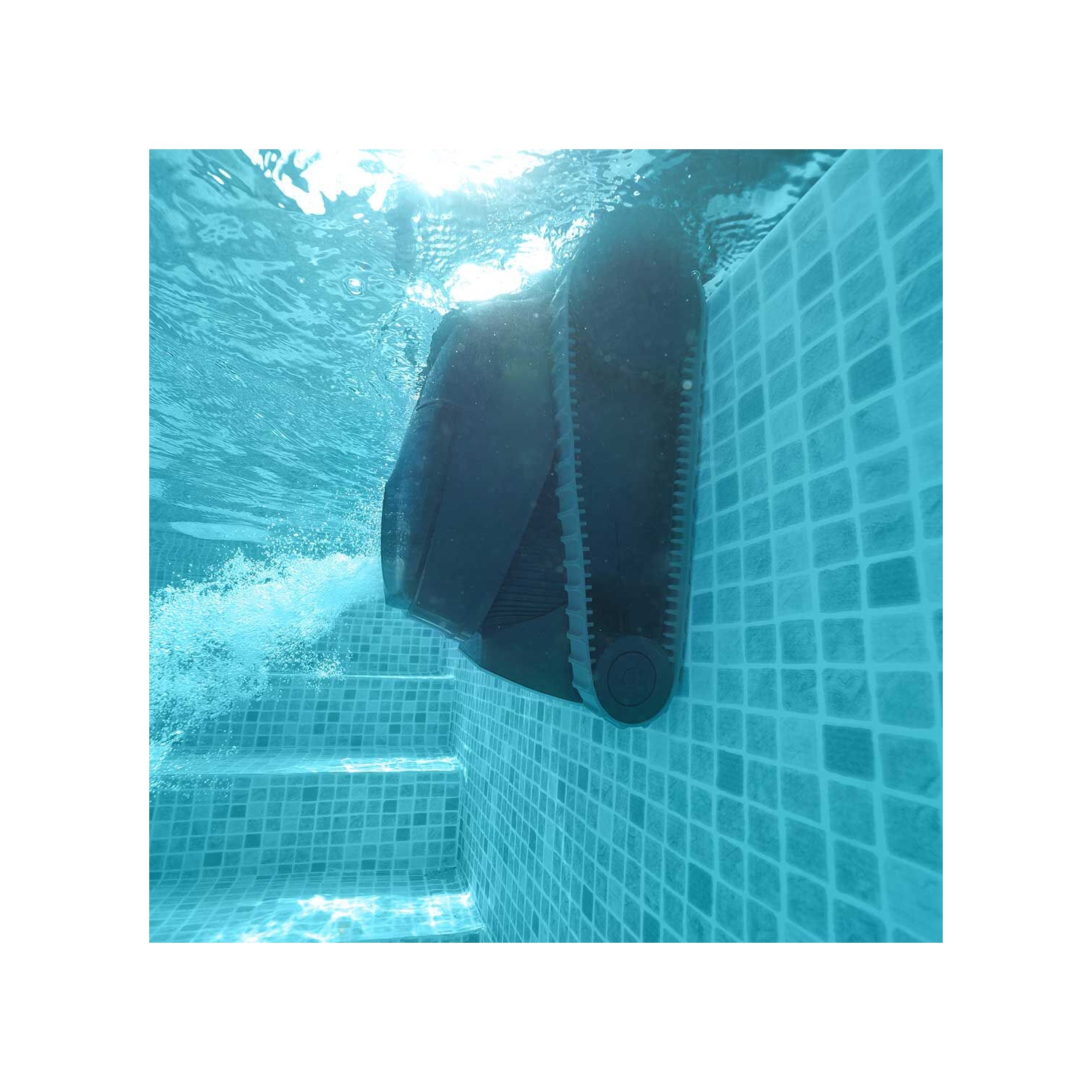 Dolphin Liberty 200 Cordless Robotic Pool Vacuum Cleaner — Simple Inductive Charging — Wall Climbing Capabilities — Ideal for Above and In-Ground