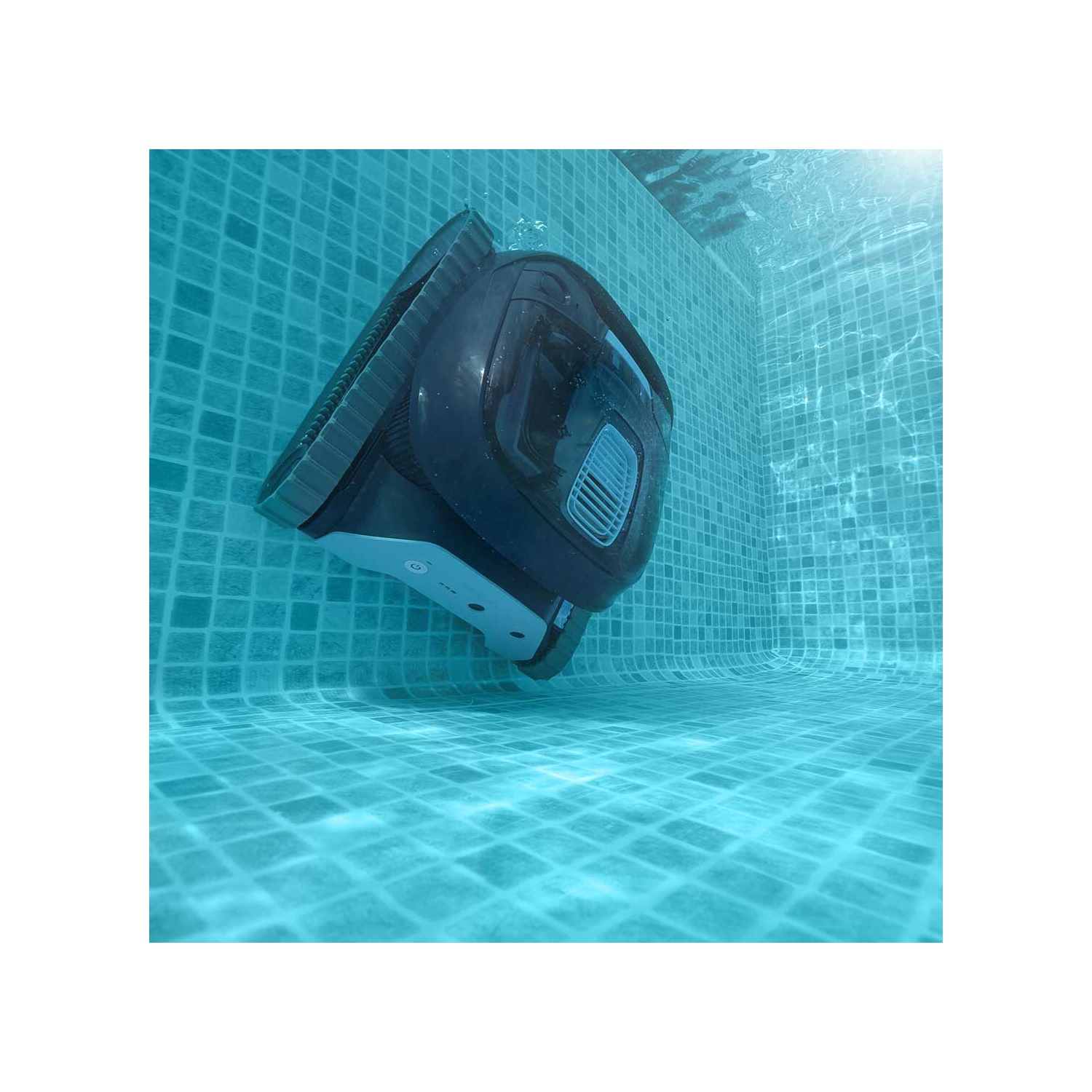 Dolphin Liberty 200 Cordless Robotic Pool Vacuum Cleaner — Simple Inductive Charging — Wall Climbing Capabilities — Ideal for Above and In-Ground
