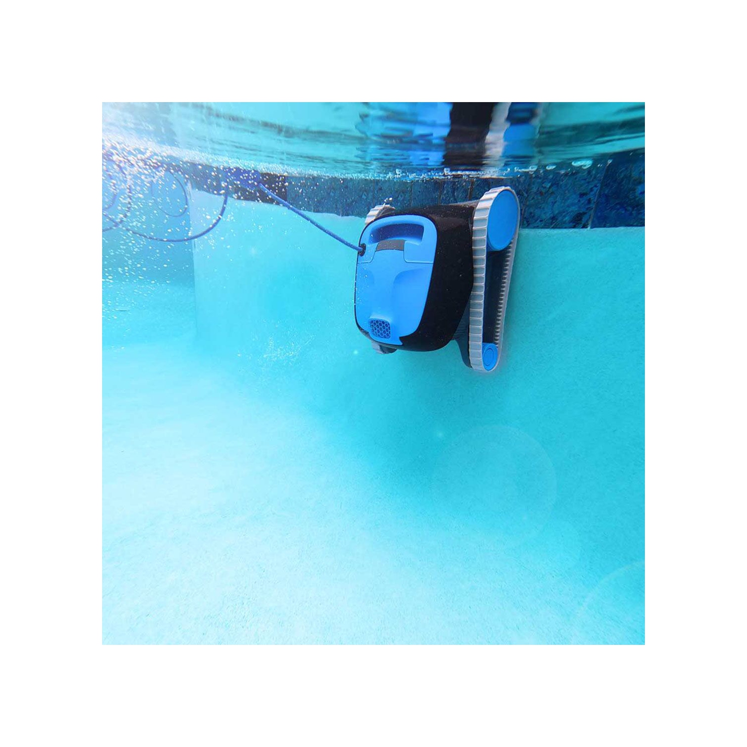 Dolphin Nautilus CC Robotic Pool Vacuum Cleaner — Wall Climbing Capability — Powerful Active Scrubbing Brush — Ideal for Above/In-Ground Pools up to
