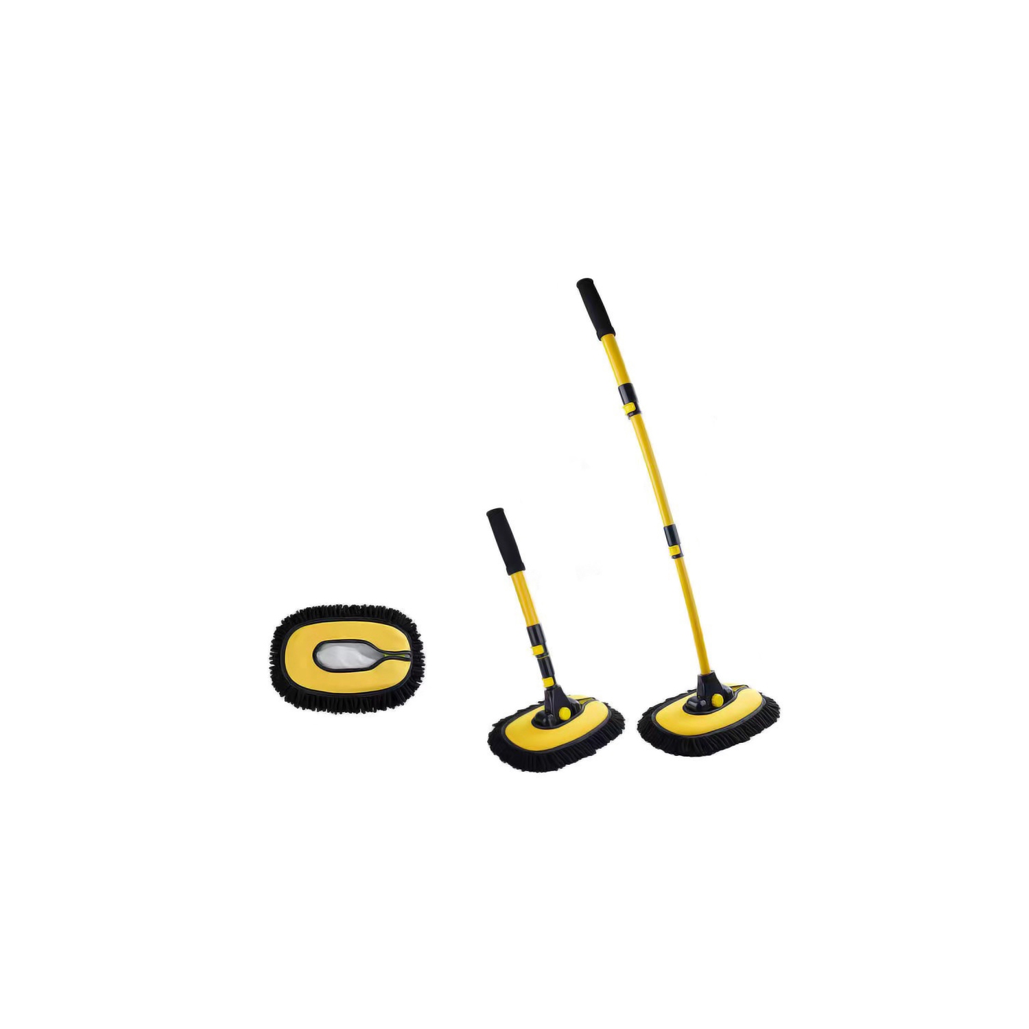 axGear Car Wash Brush Mop with Long Handle Microfiber Cleaning Broom Kit Tool