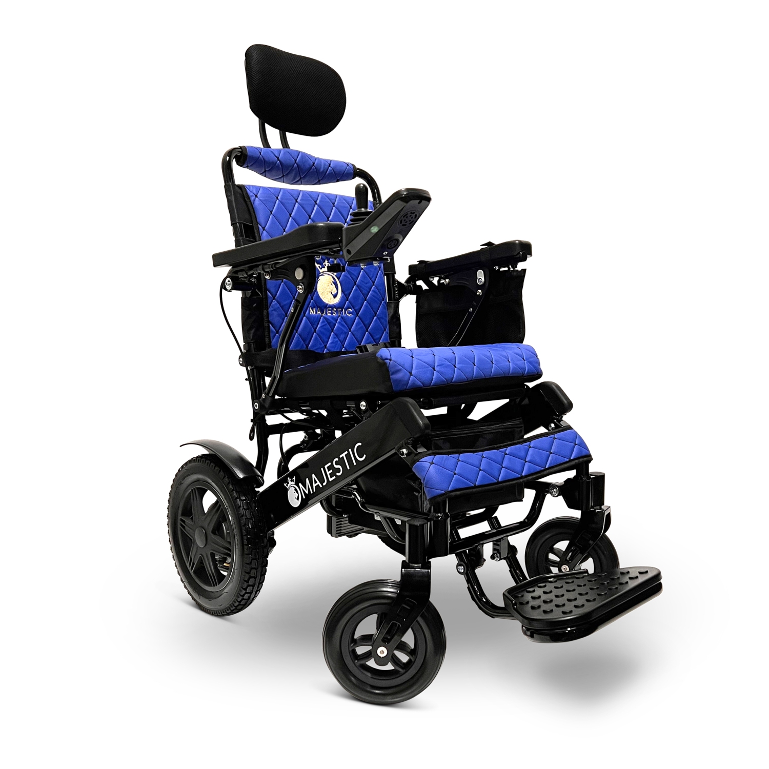 MAJESTIC IQ-9000 Airline Approved Luxury Electric Wheelchair | Auto Recline, LCD Joystick, Foldable, Up to 30 KM Range, Ultra-Light | 20’’ Seat