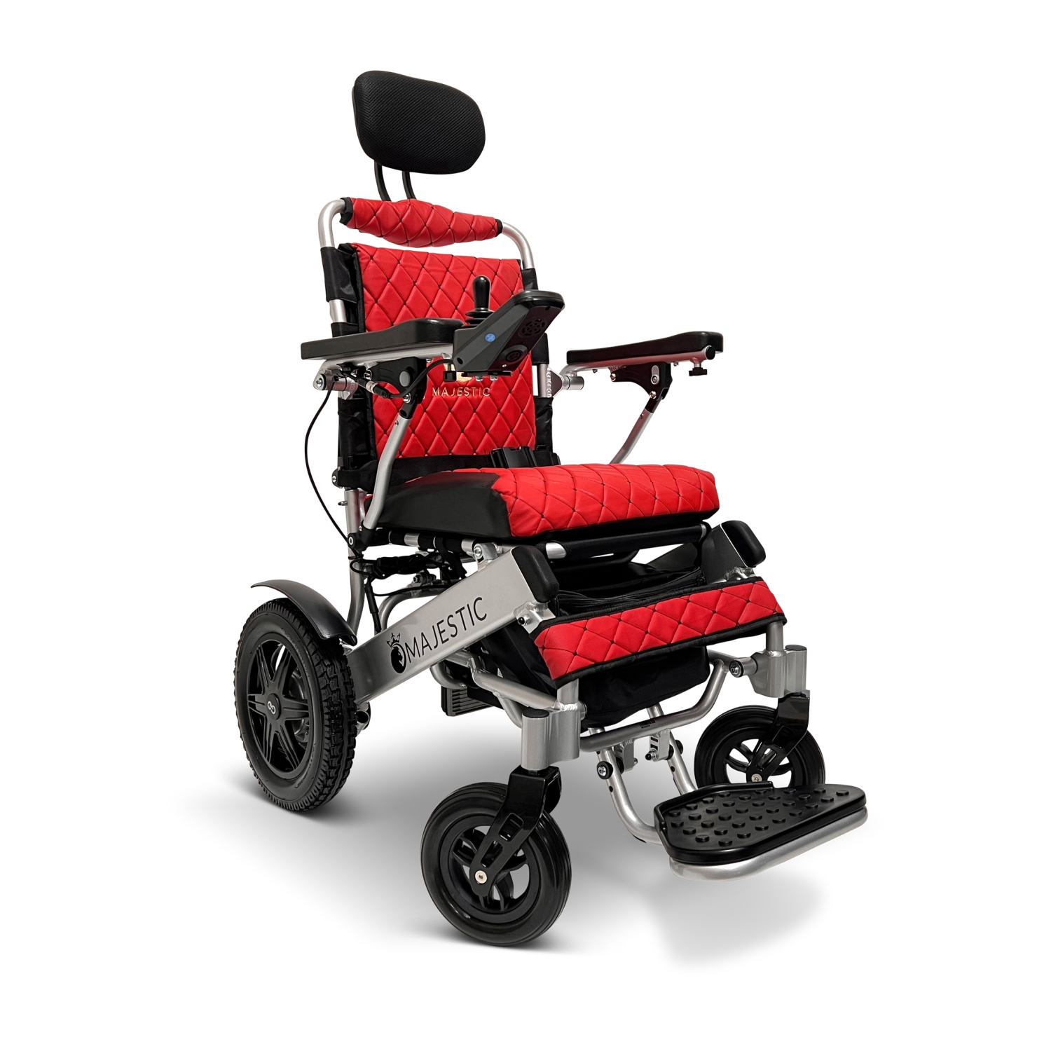 MAJESTIC IQ-9000 Airline Approved Luxury Electric Wheelchair | Auto Recline, LCD Joystick, Foldable, Up to 30 KM Range, Ultra-Light | 20’’ Seat