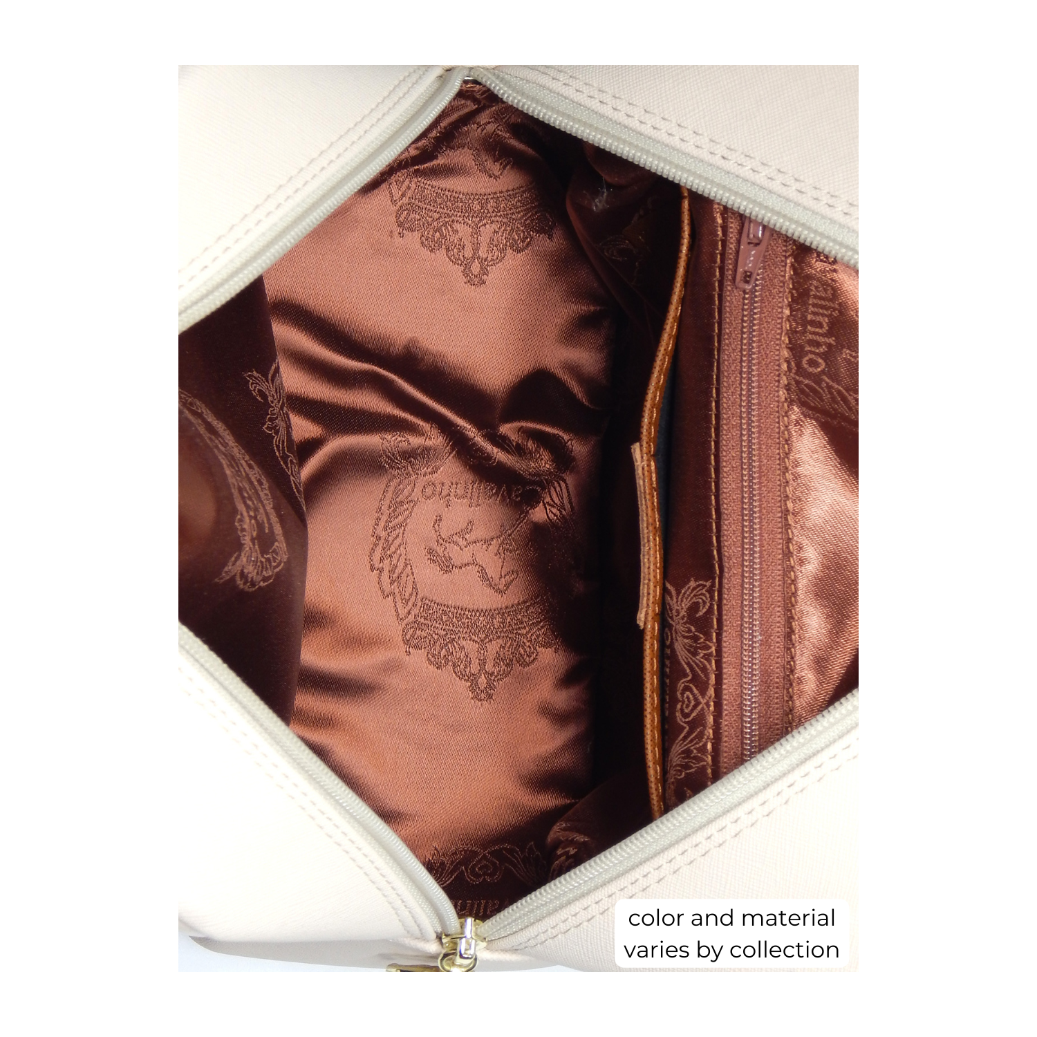 Cavalinho Club for Her Backpack DarkNavy / Tan - Leather and Canvas