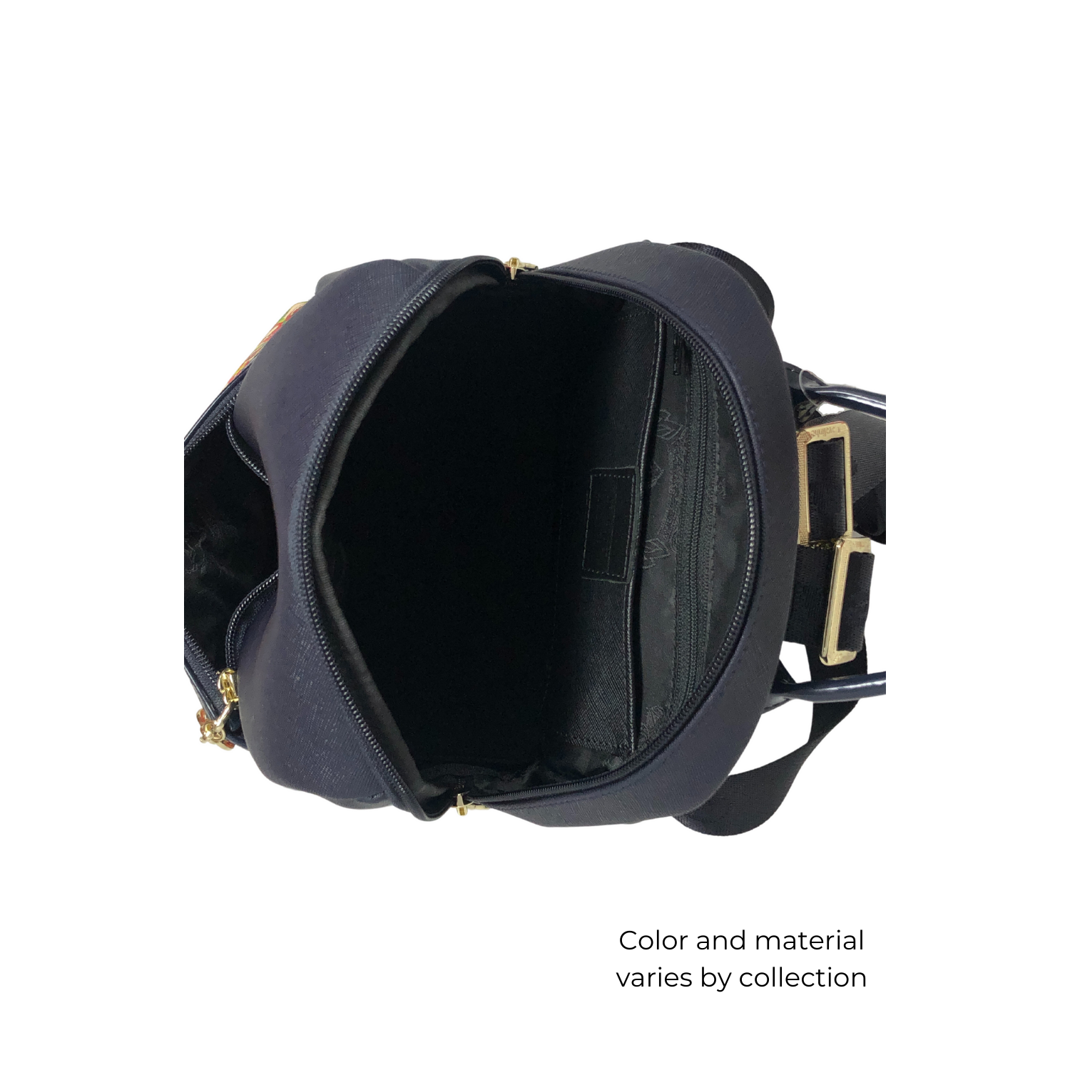 Cavalinho Prestige Backpack Navy / Red / White - Leather and Canvas