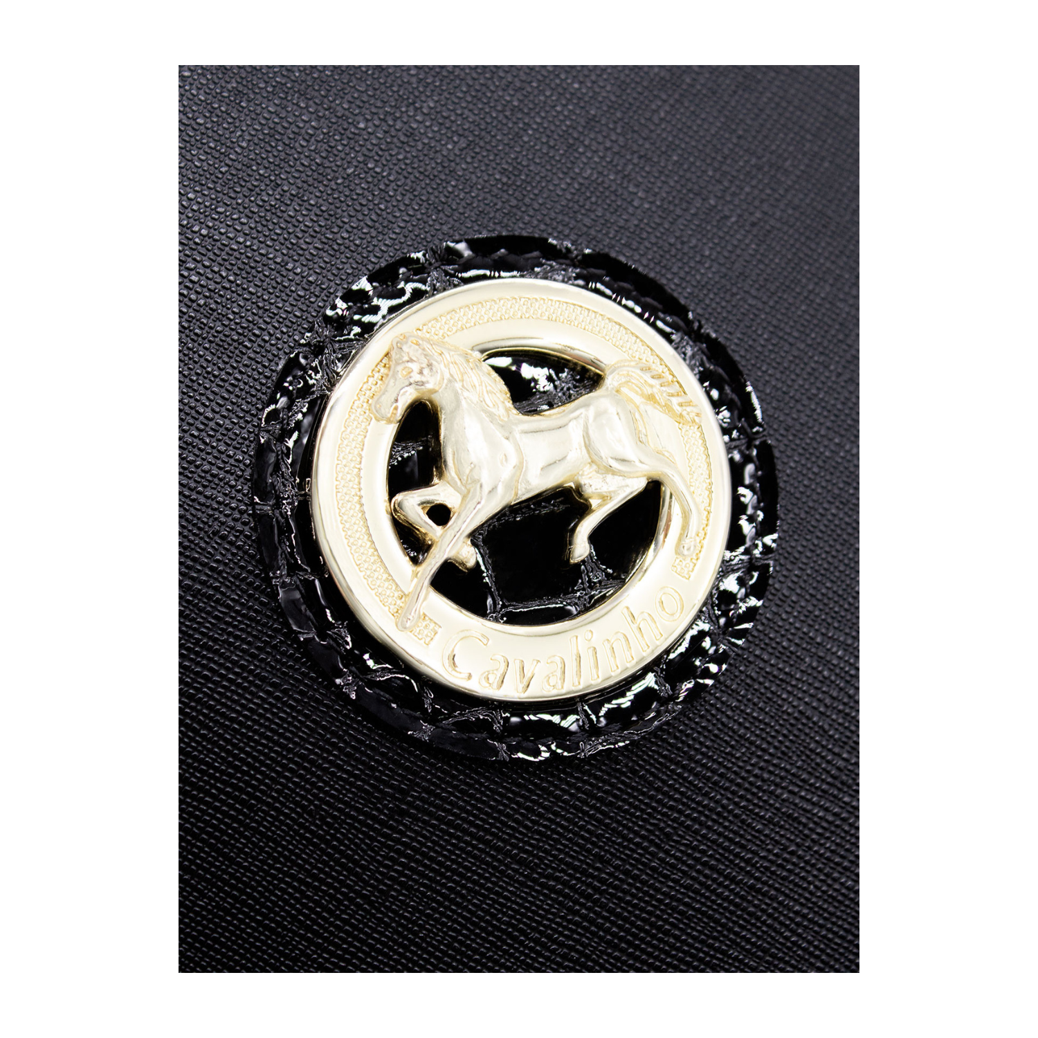 Sac à dos Honour de Cavalinho, noir - cuir et toile