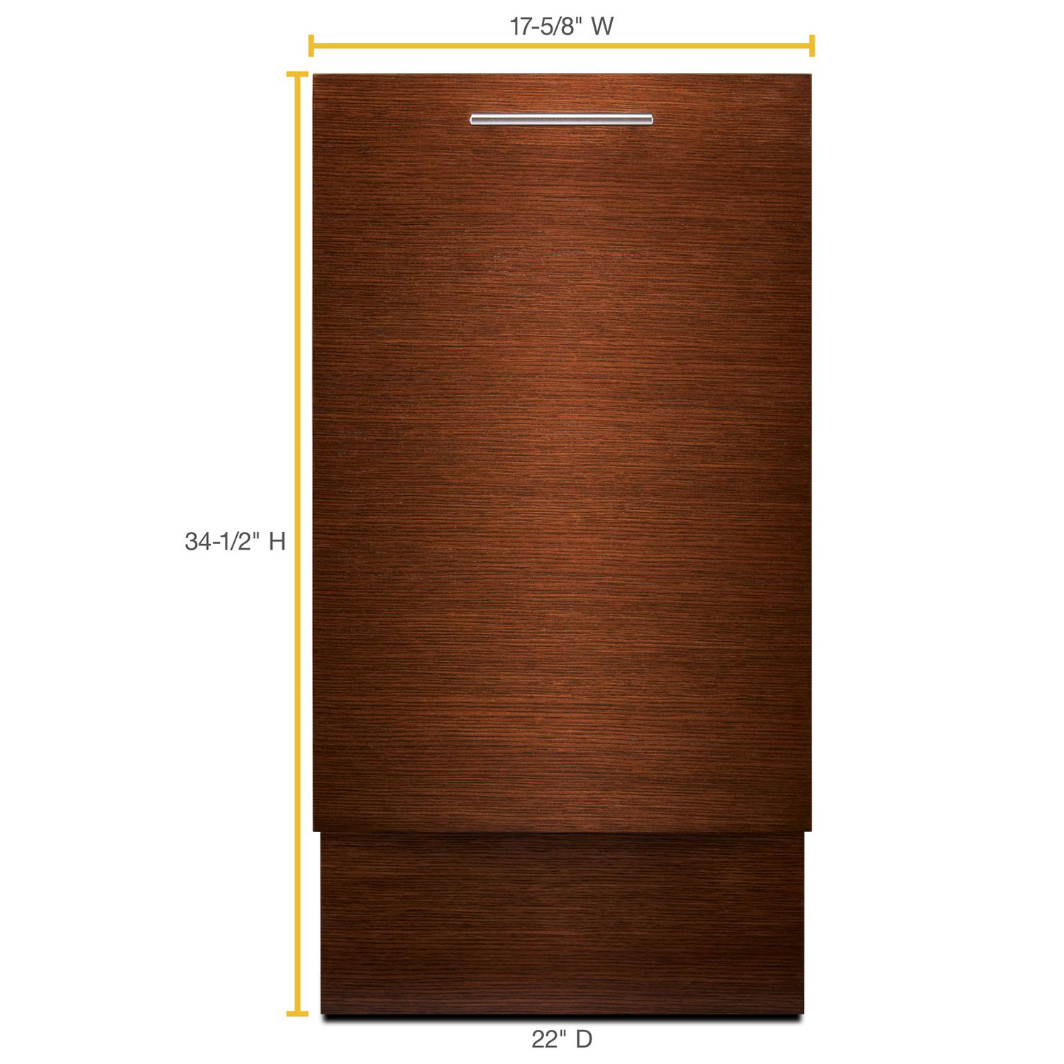 Lave-vaisselle encastrable 18 po 50 dB à cuve en inox de Whirlpool - Prêt pour panneau