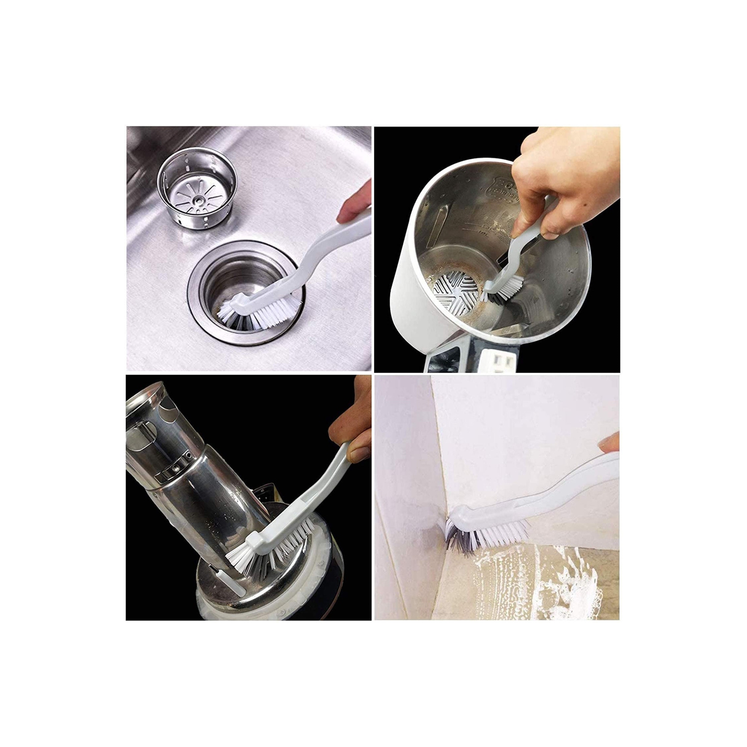 Brosse de nettoyage pour rainure de fenêtre 6PCS d'axGear