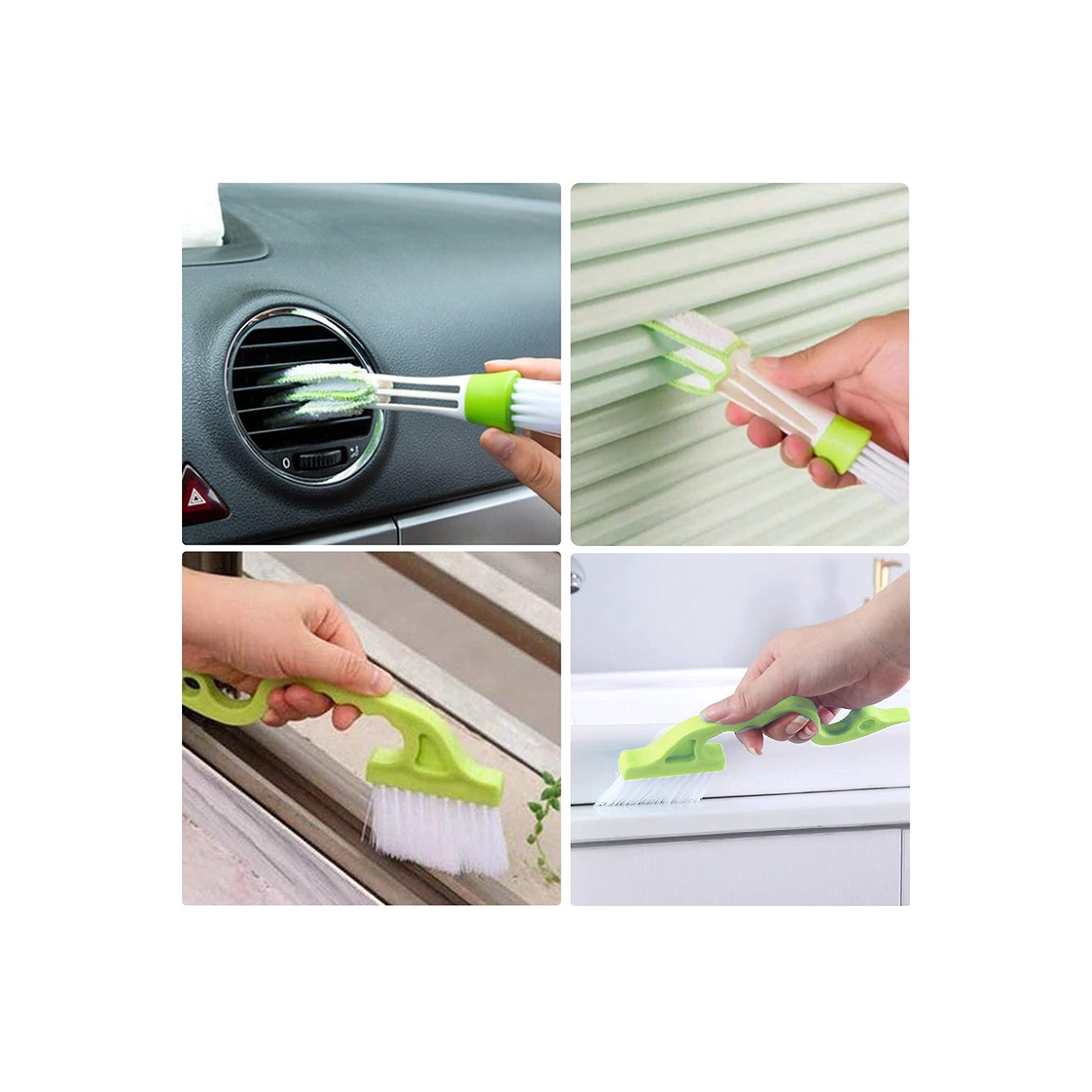 Brosse de nettoyage pour rainure de fenêtre 6PCS d'axGear